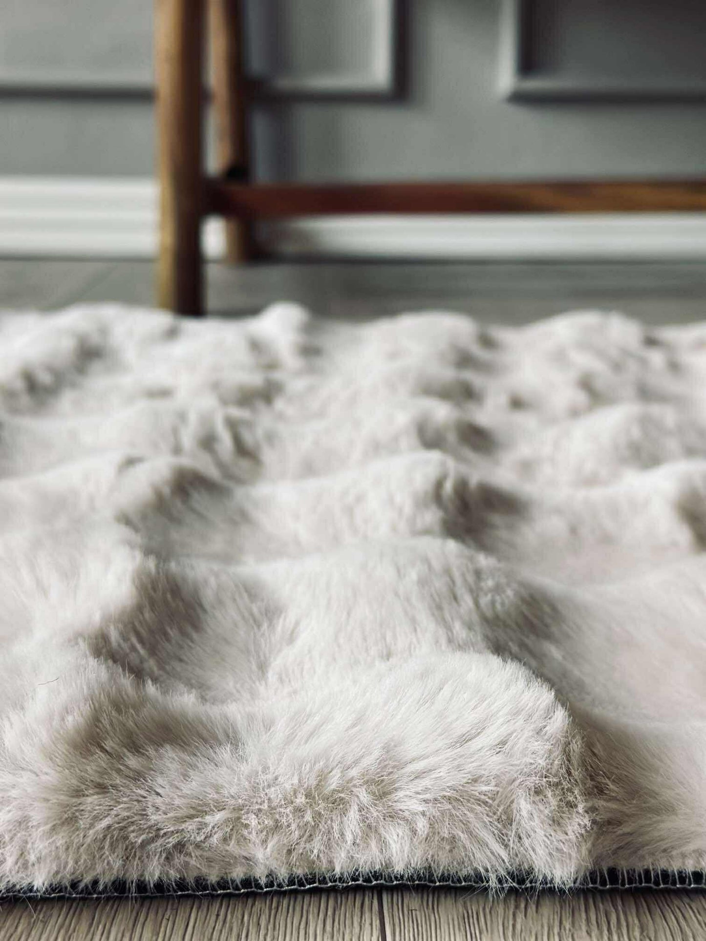 Gulvtæppe Plys - 60x90 Beige