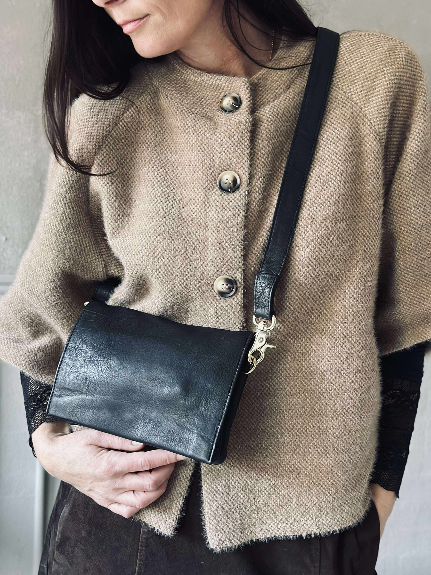 Clutch Black / gold
