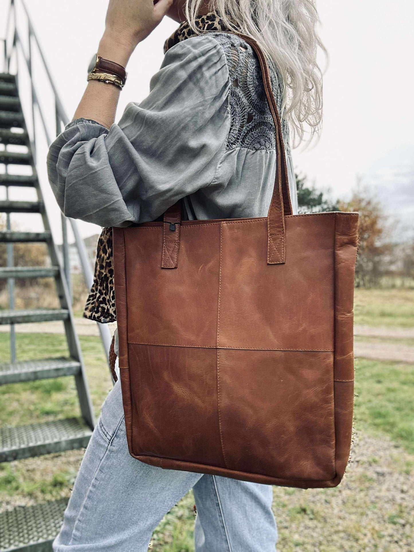 Shopper Tayler cognac