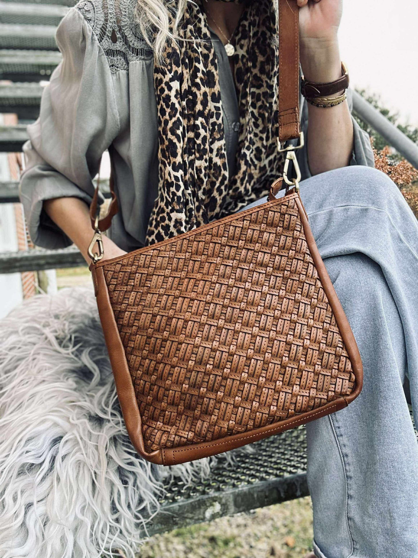 Crossover Mika medium - Cognac