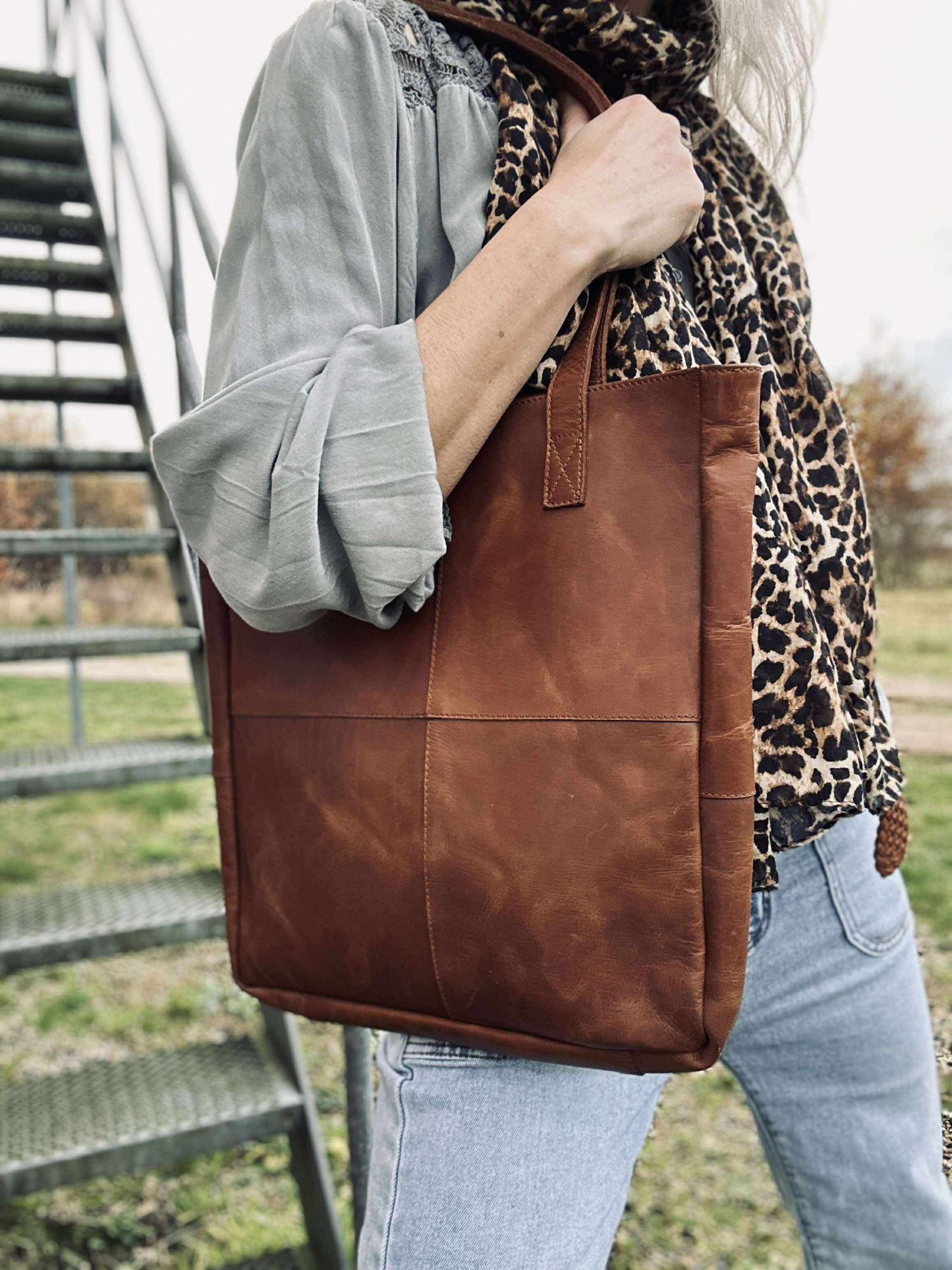 Shopper Tayler cognac