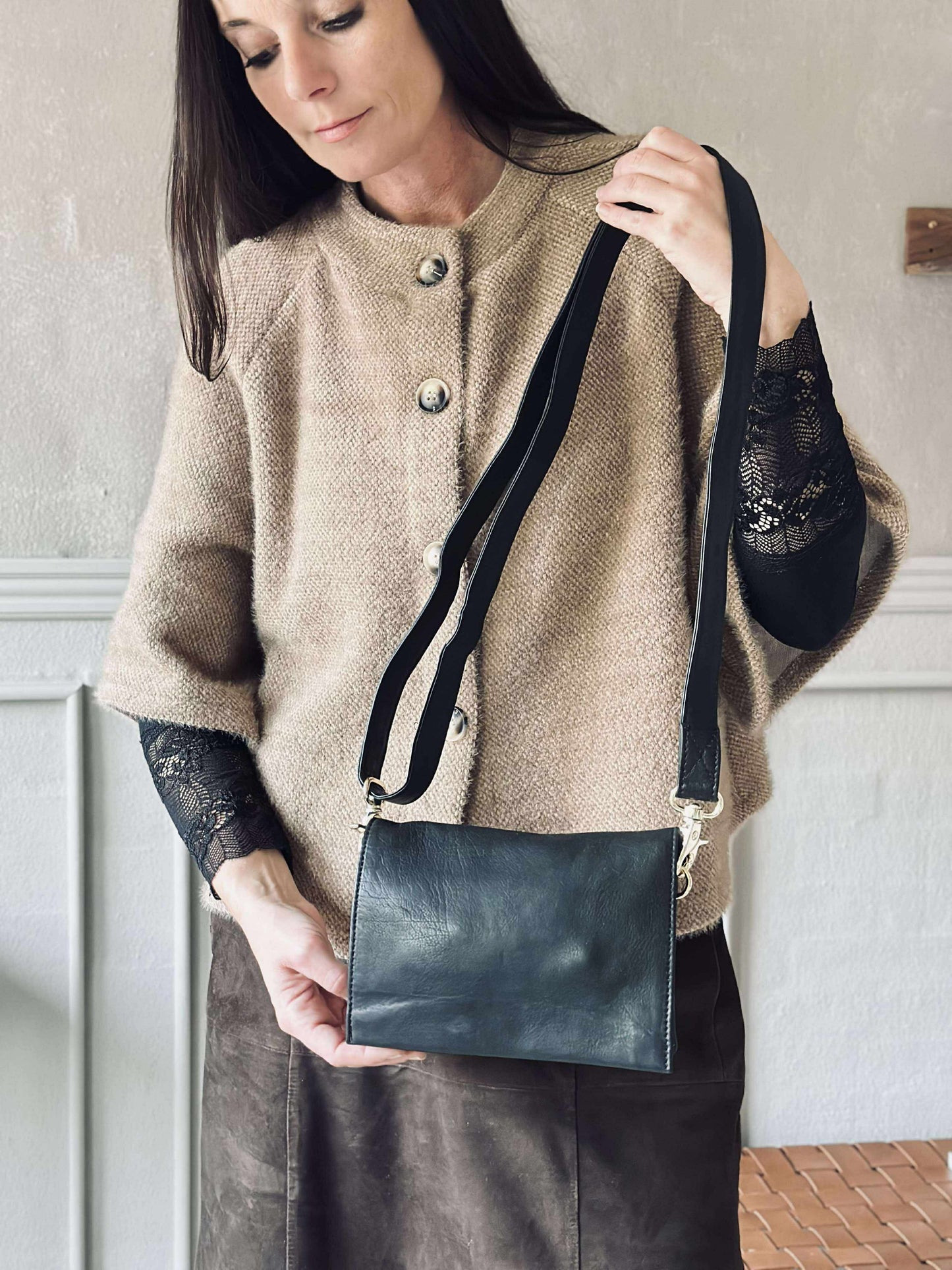 Clutch Black / gold