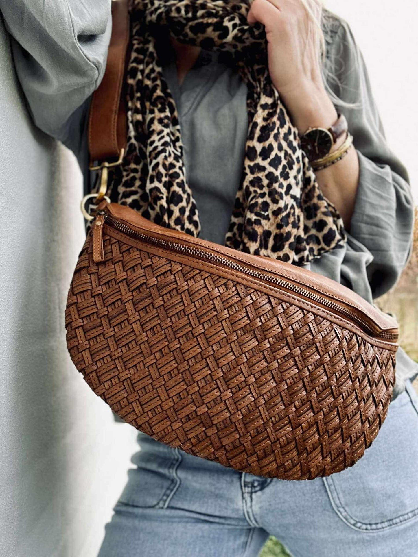 Bumbag Mika cognac