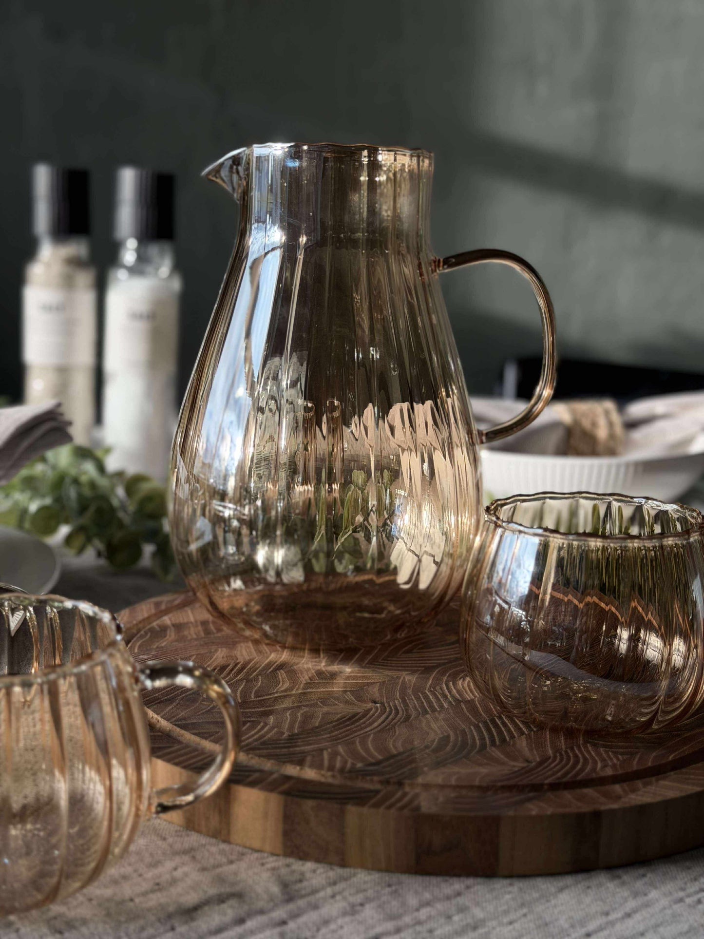 Glaskande med riller