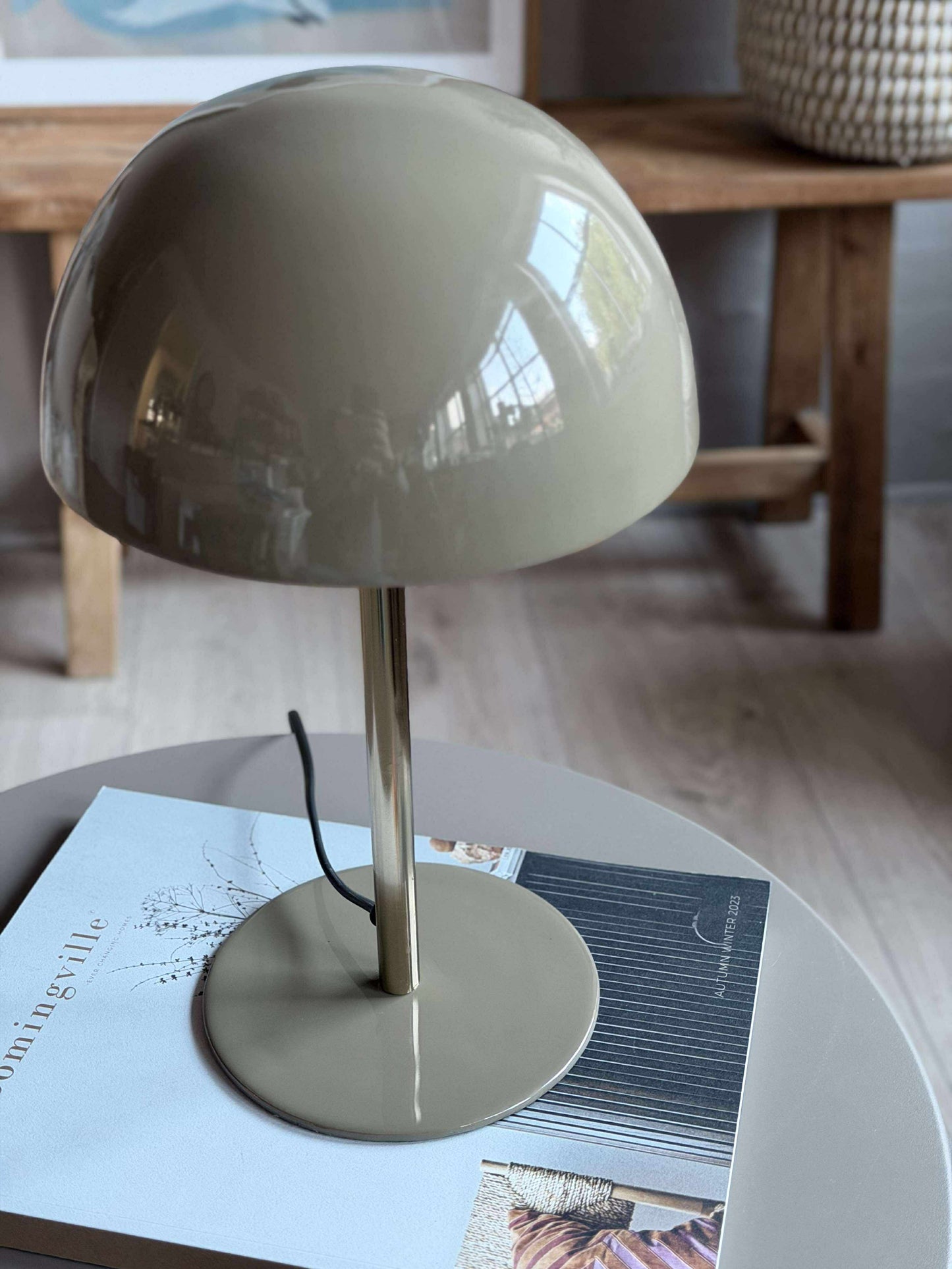 Bordlampe Oliven
