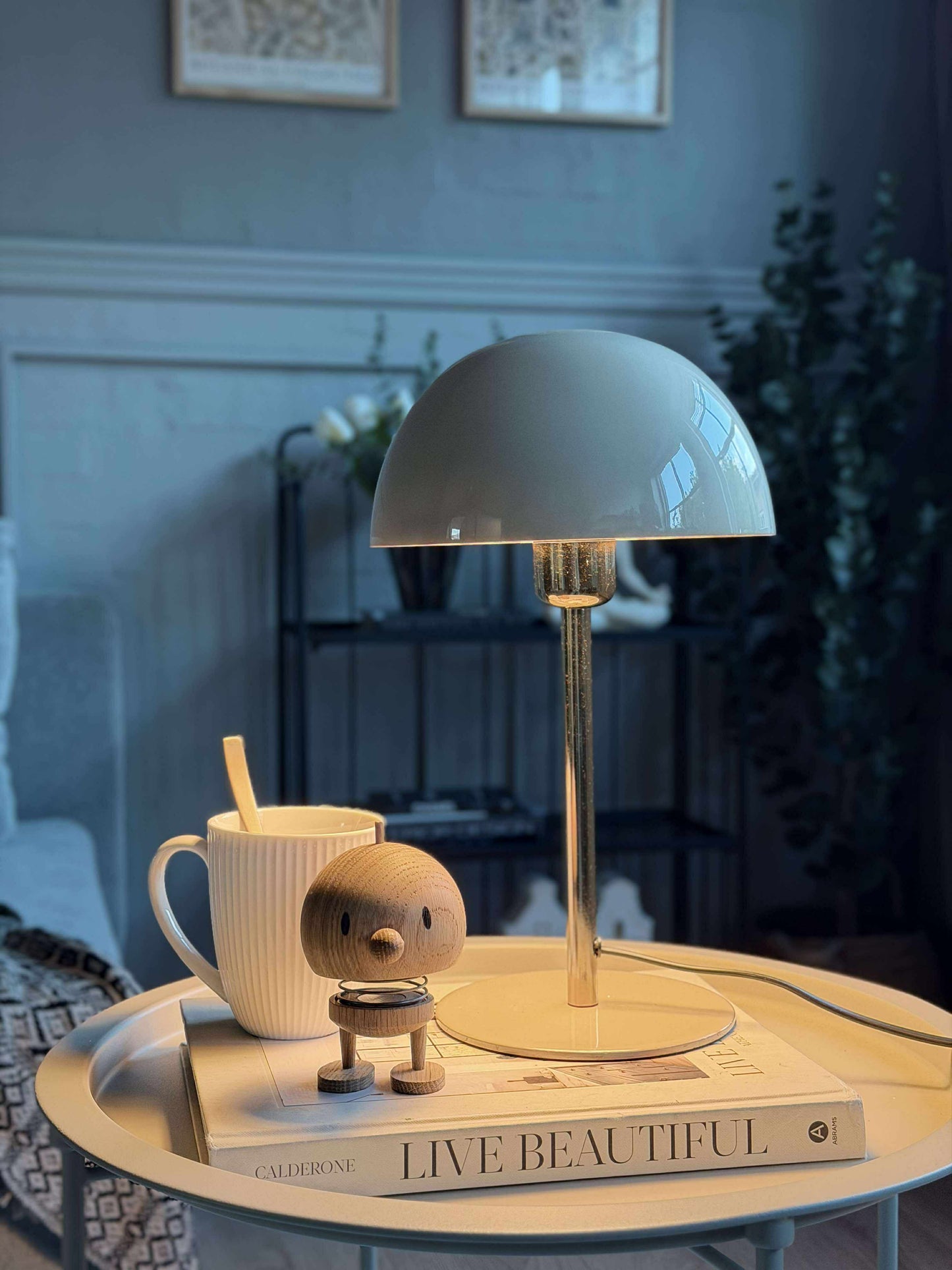Bordlampe Sand / guld