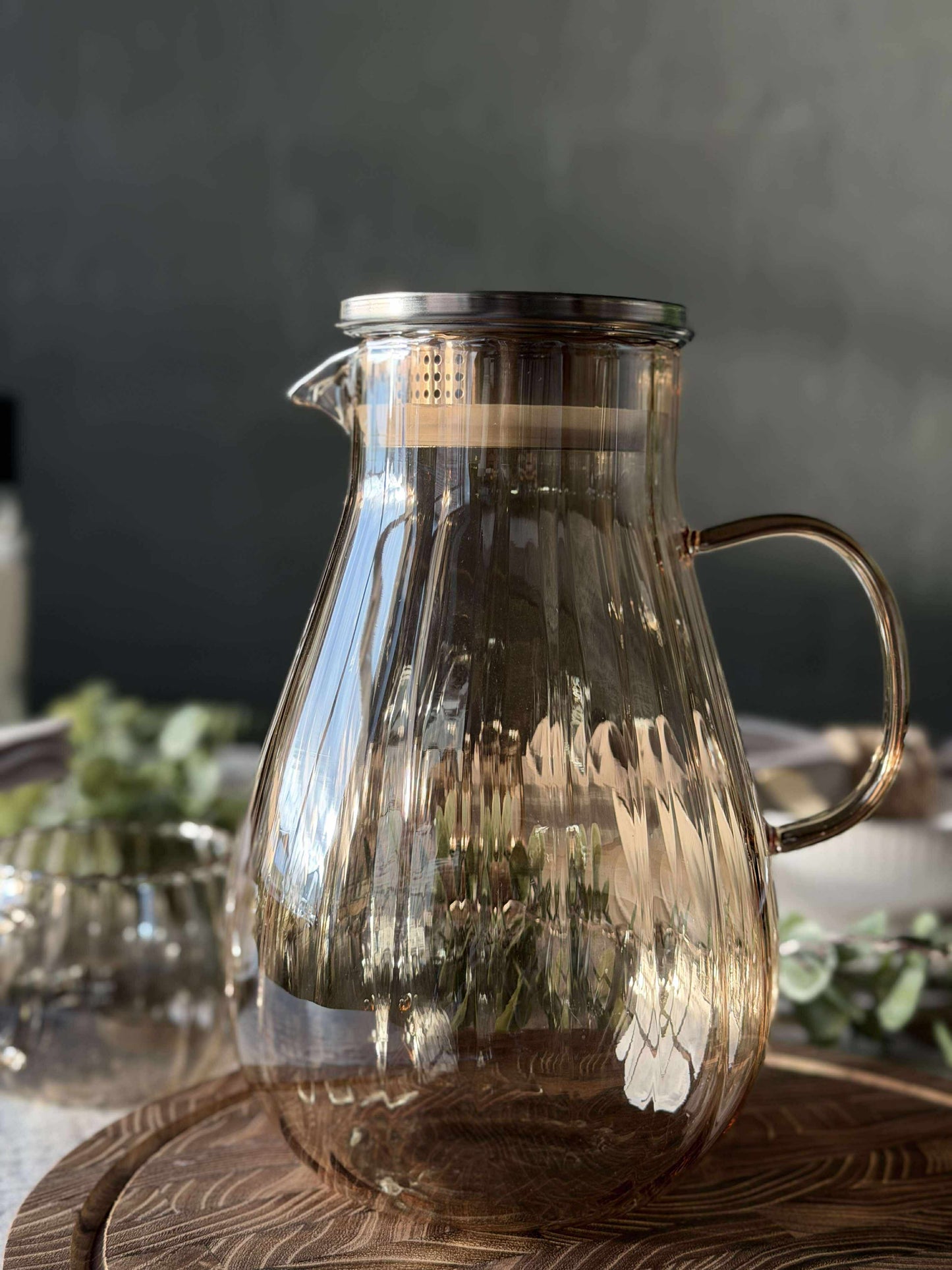 Glaskande med riller