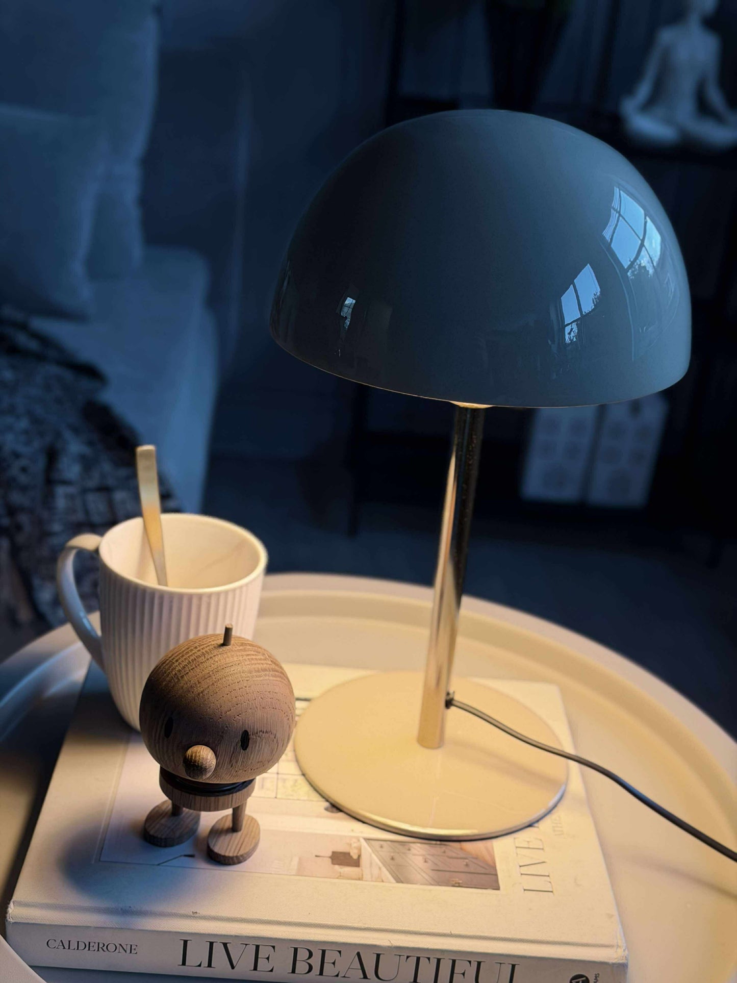 Bordlampe Sand / guld