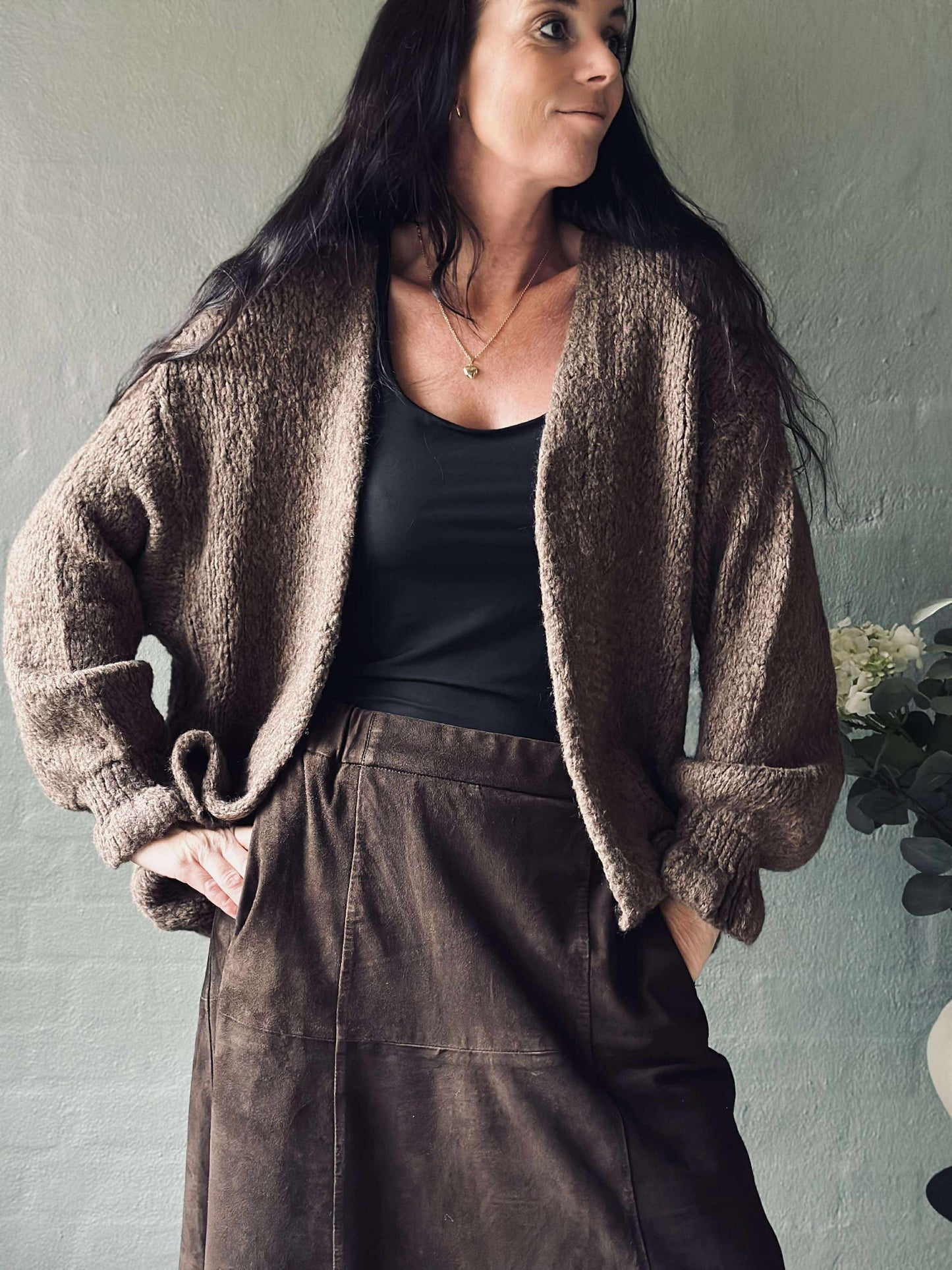 Cardigan Oversize - Taupe