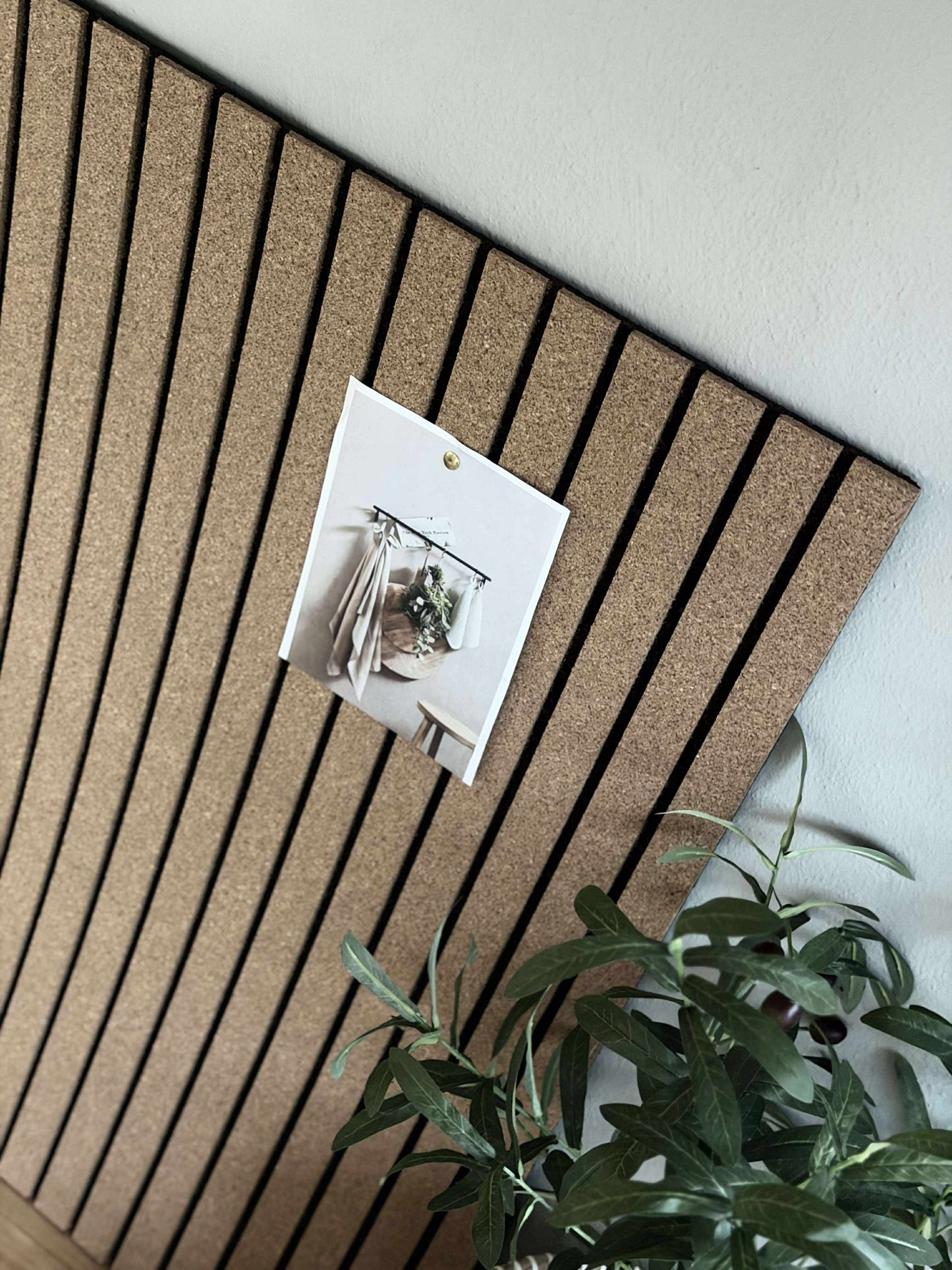 Korkplade med panel effekt NEW Light - Støjdæmpende