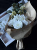 Buket med hortensia - Hvid