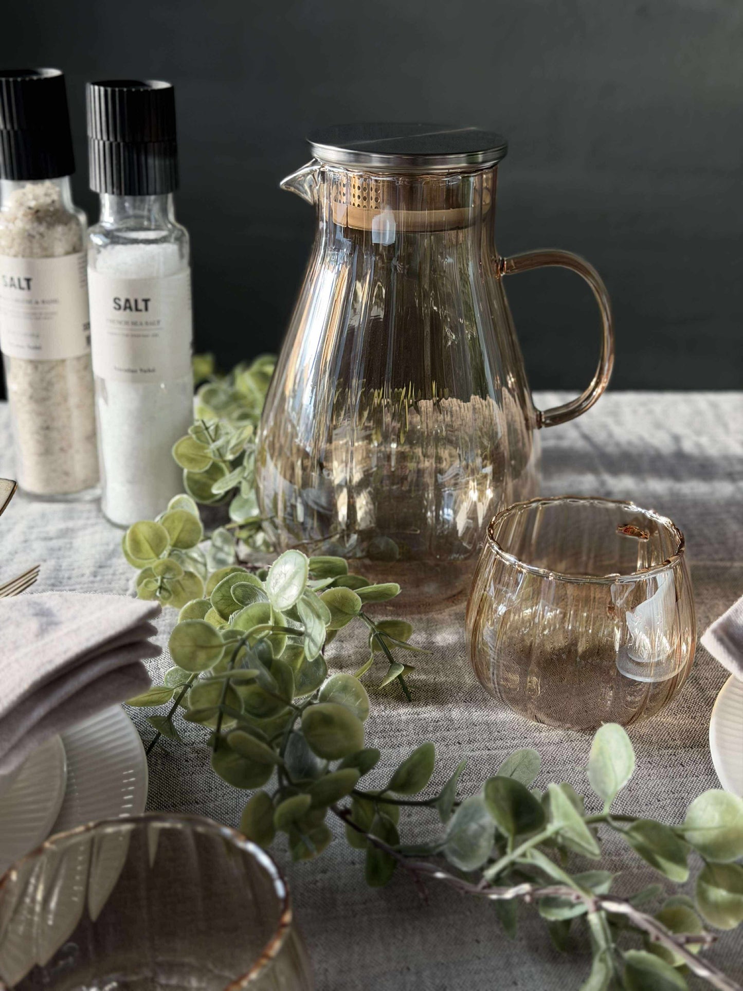 Glaskande med riller