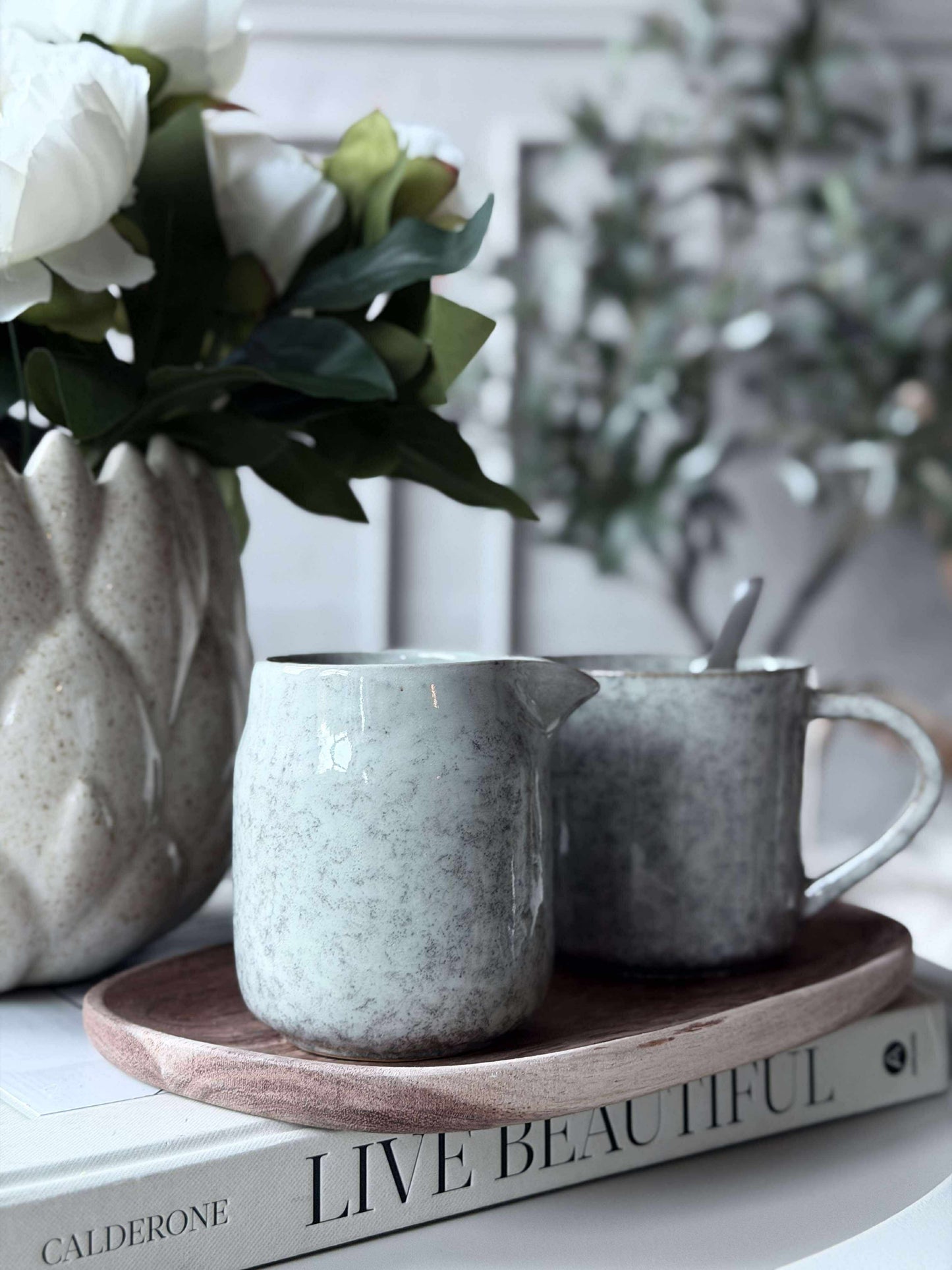 Mælkekande Keramik - Grå