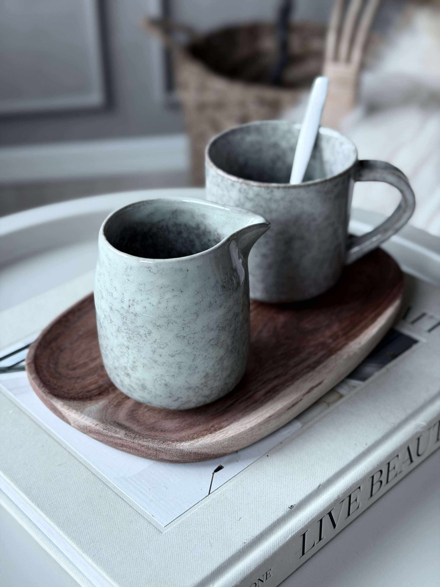 Mælkekande Keramik - Grå