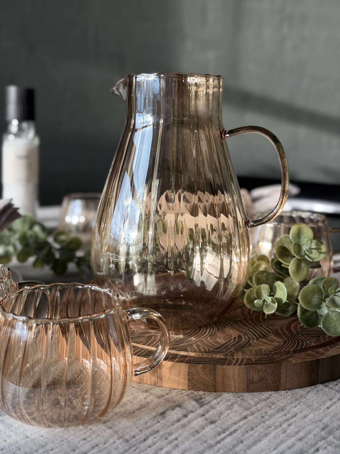 Glaskande med riller