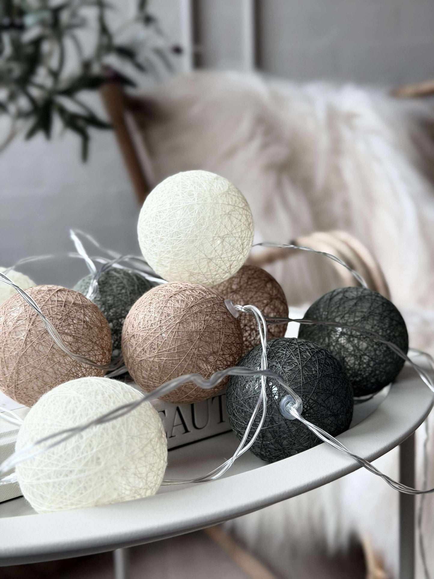 Lyskæde Raffia