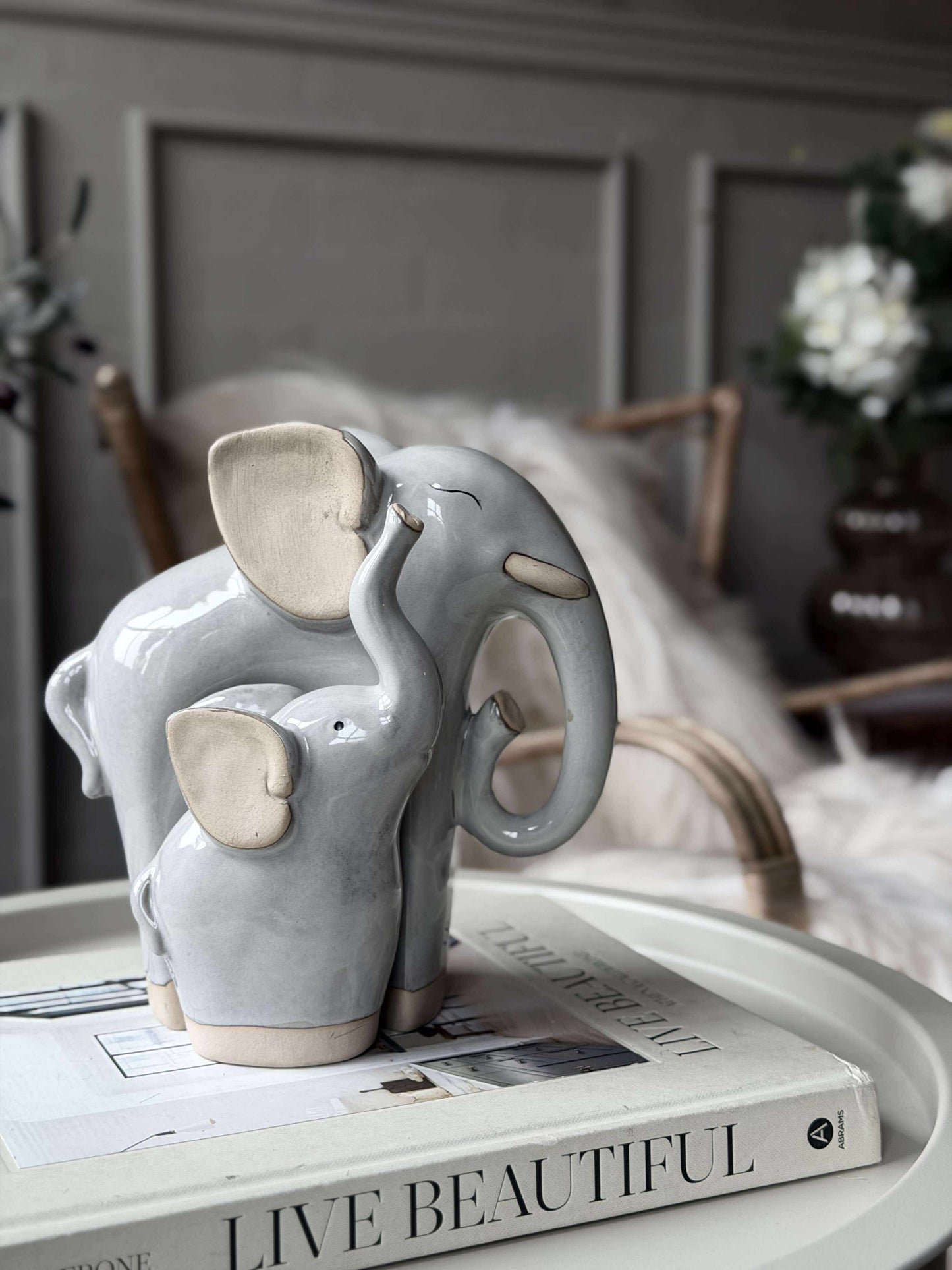 Elefant - Beige eller grå