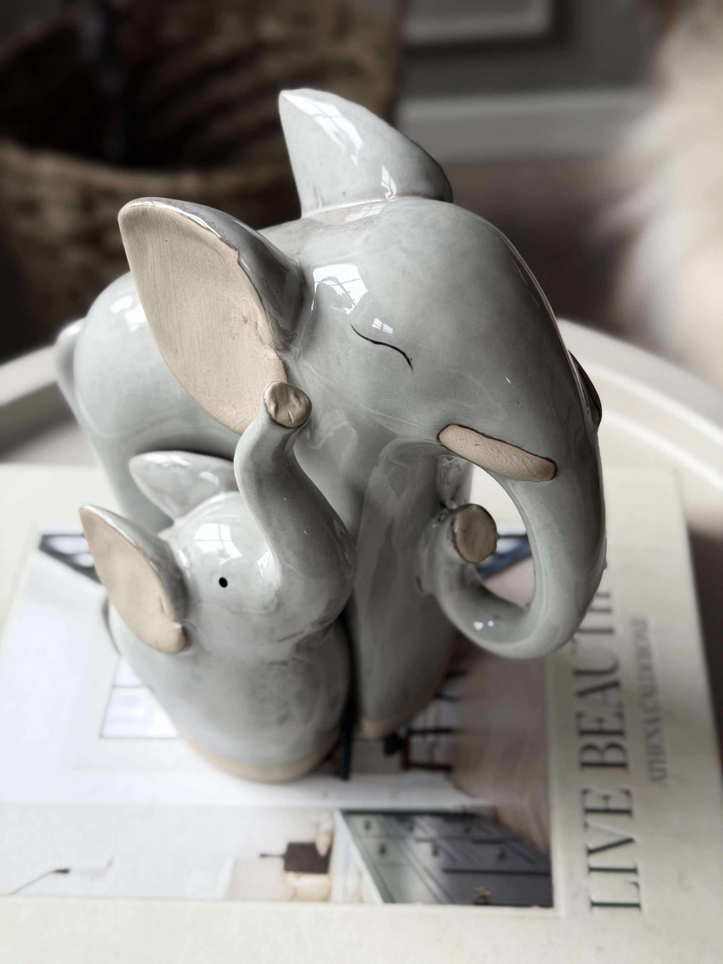 Elefant - Beige eller grå