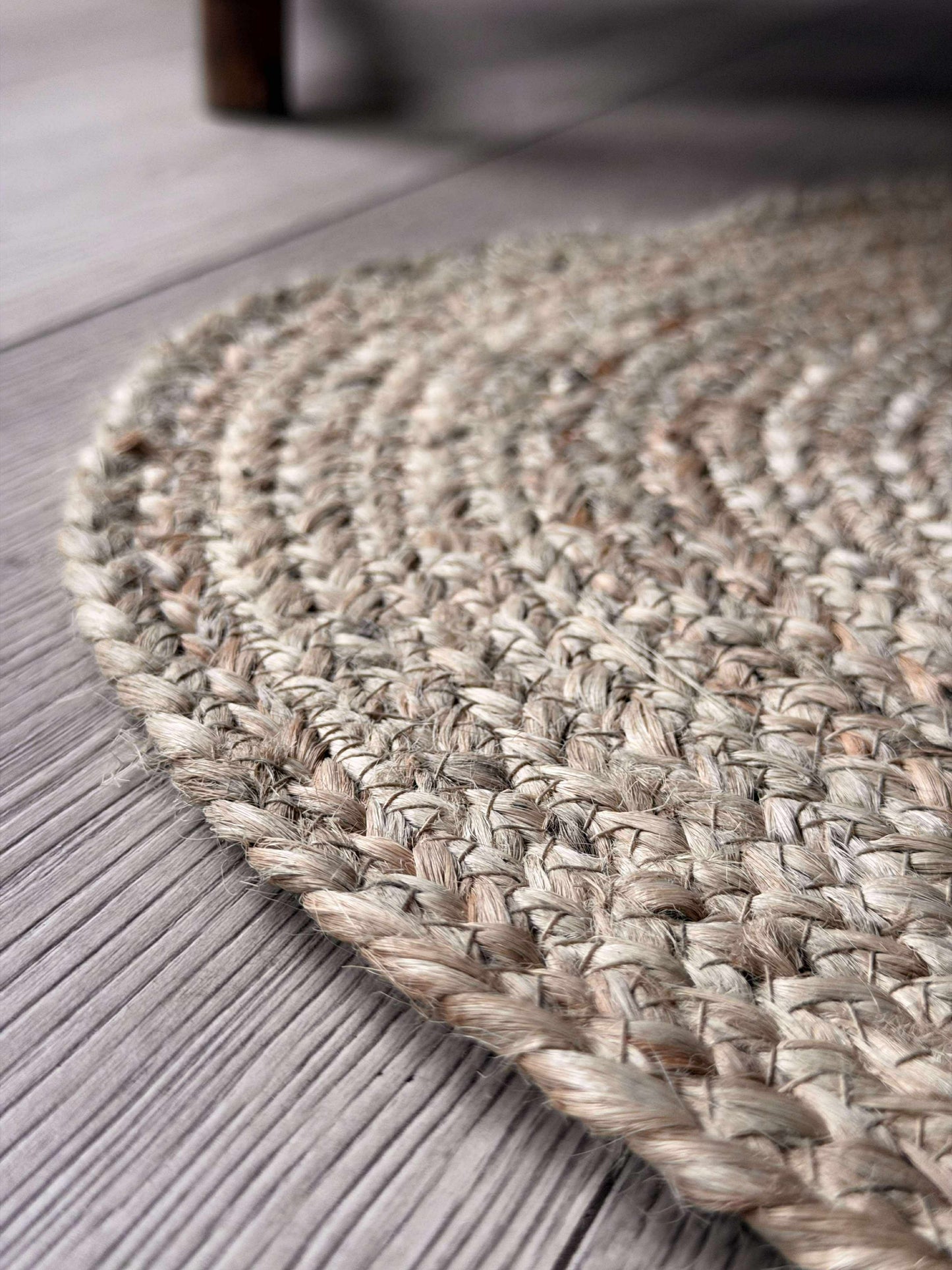 Dørmåtte Jute Oval