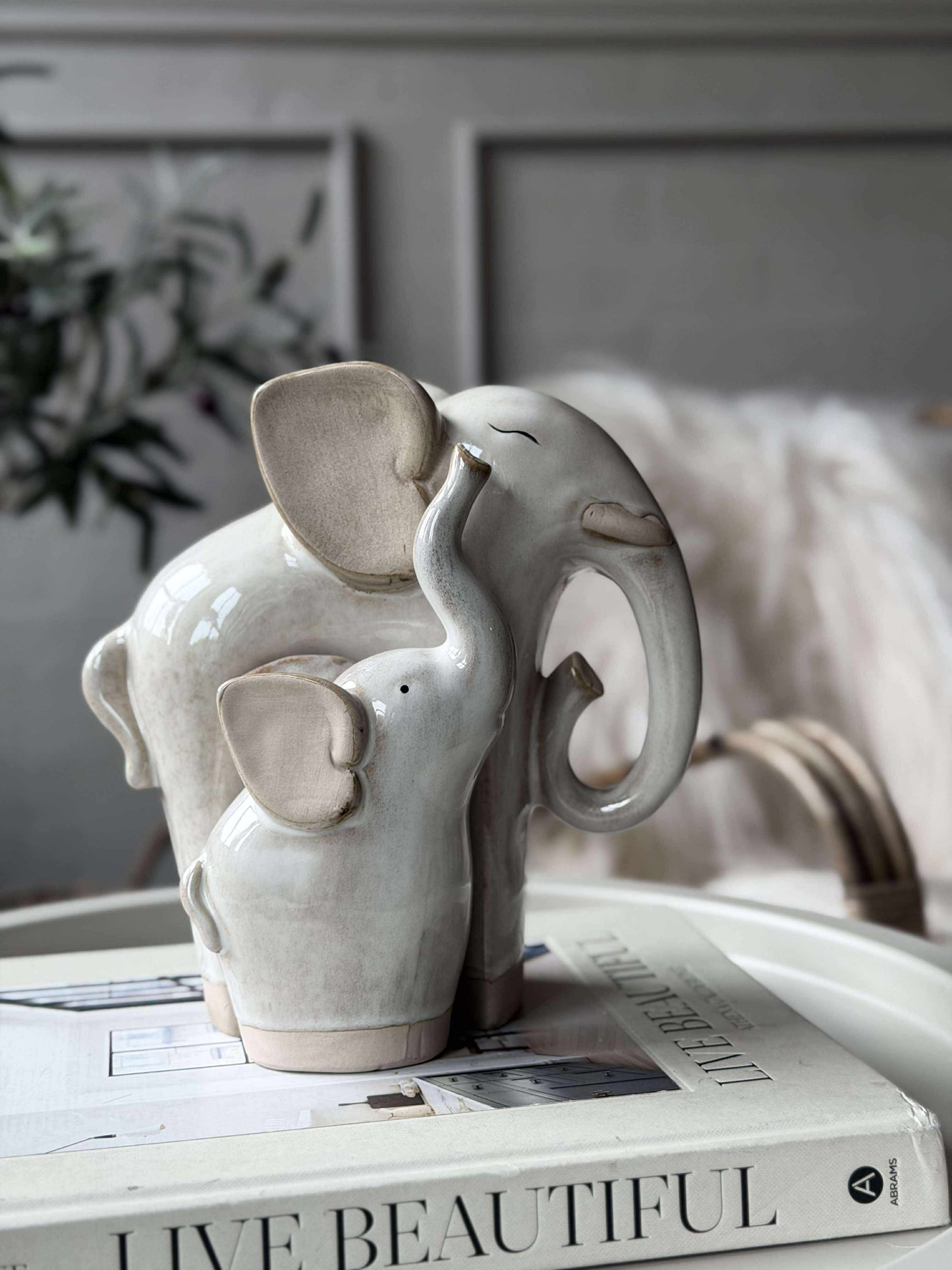 Elefant - Beige eller grå