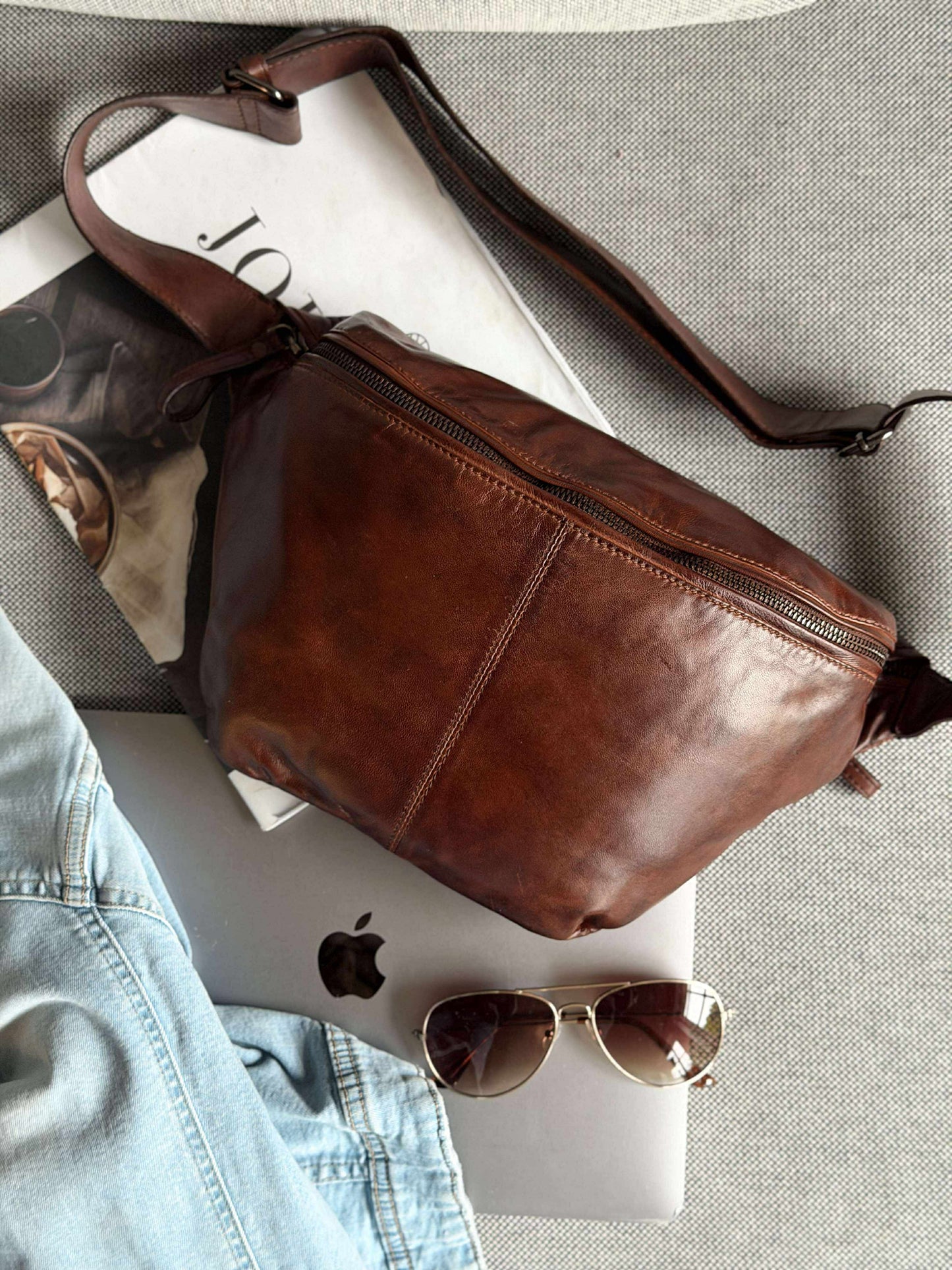 Bumbag Olivia Dark Cognac