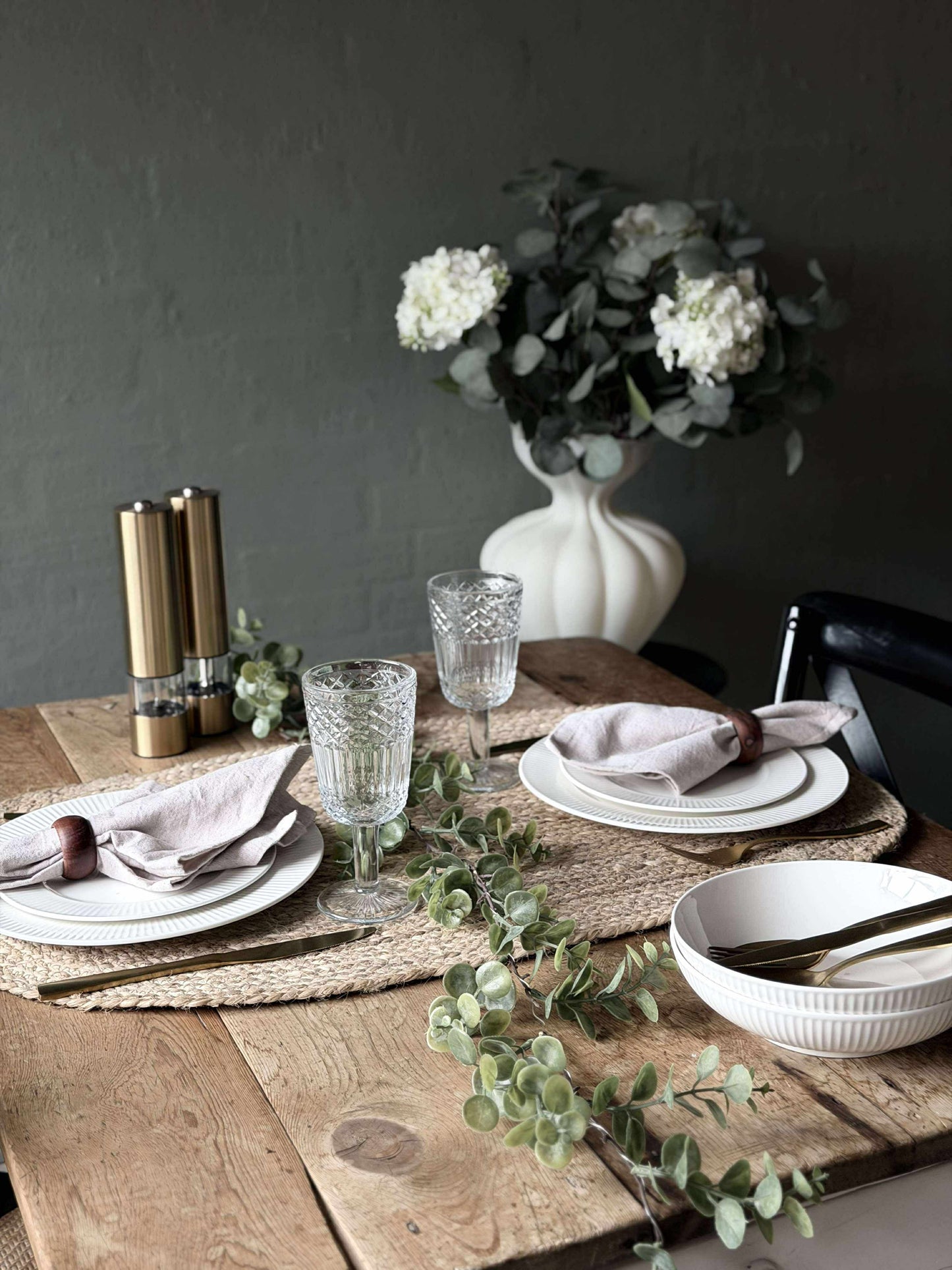 Dørmåtte Jute Oval