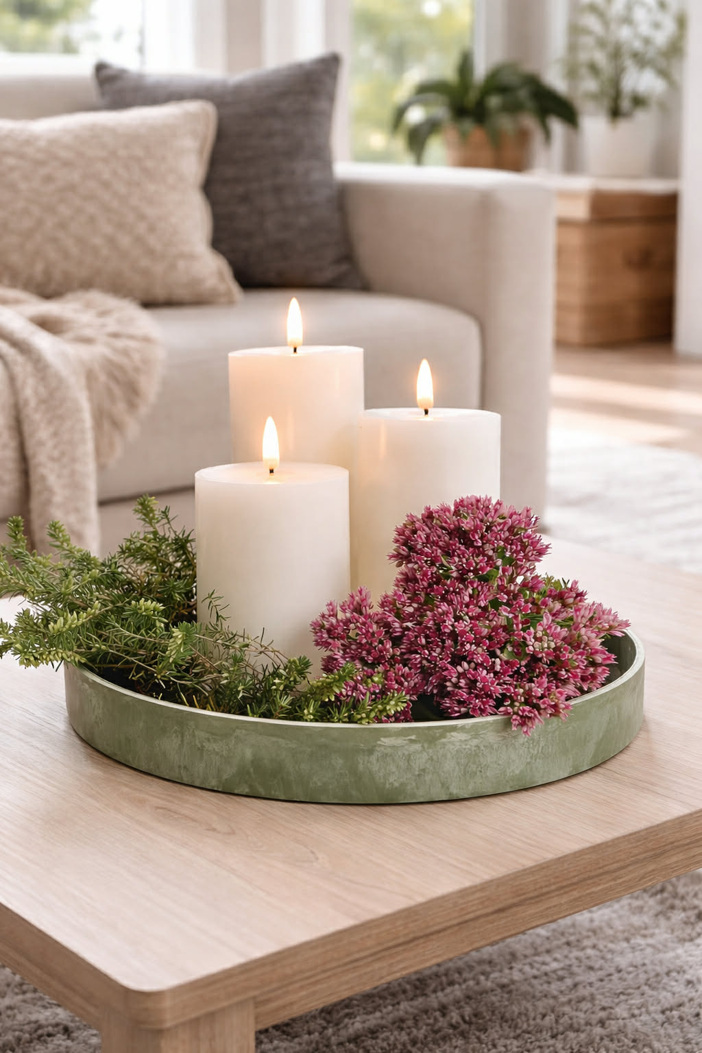 Bakke beton look – Stor grøn