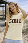 T-shirt SOHO - Yellow / Moro