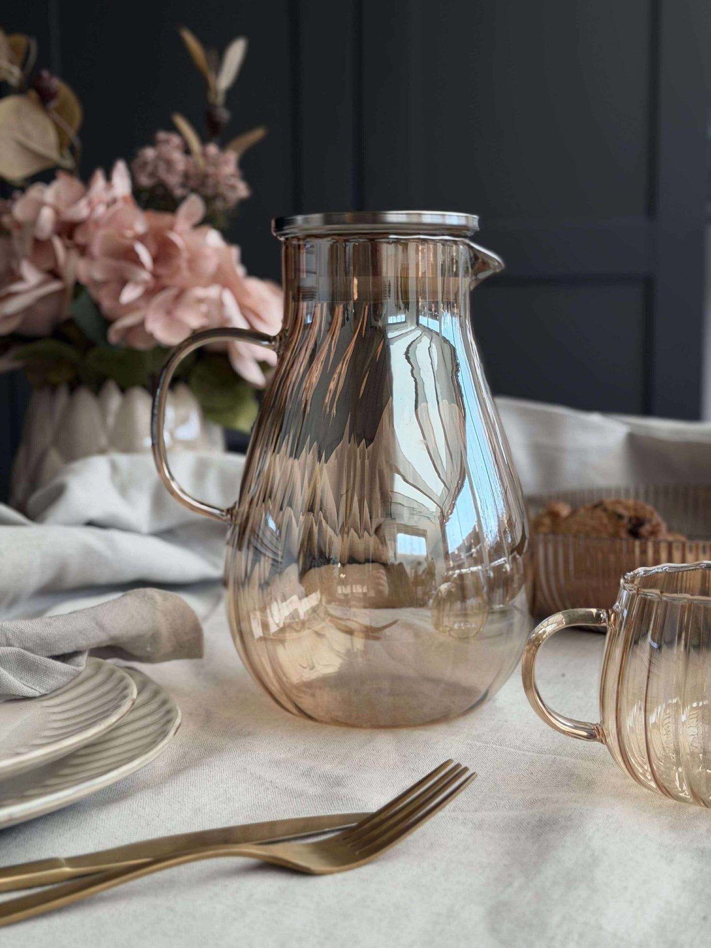 Glaskande med riller