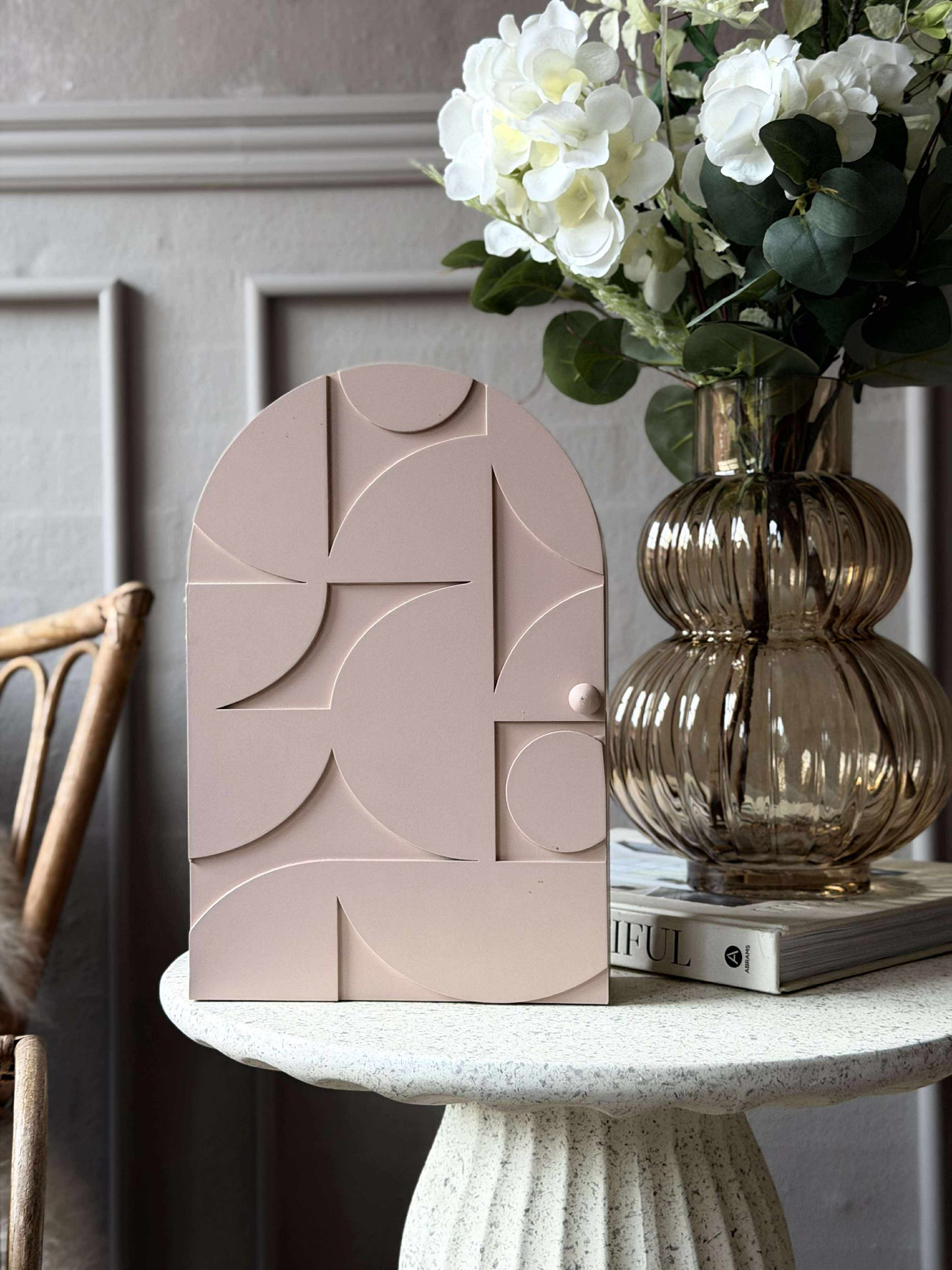 Nøgleskab - Creme eller rosa