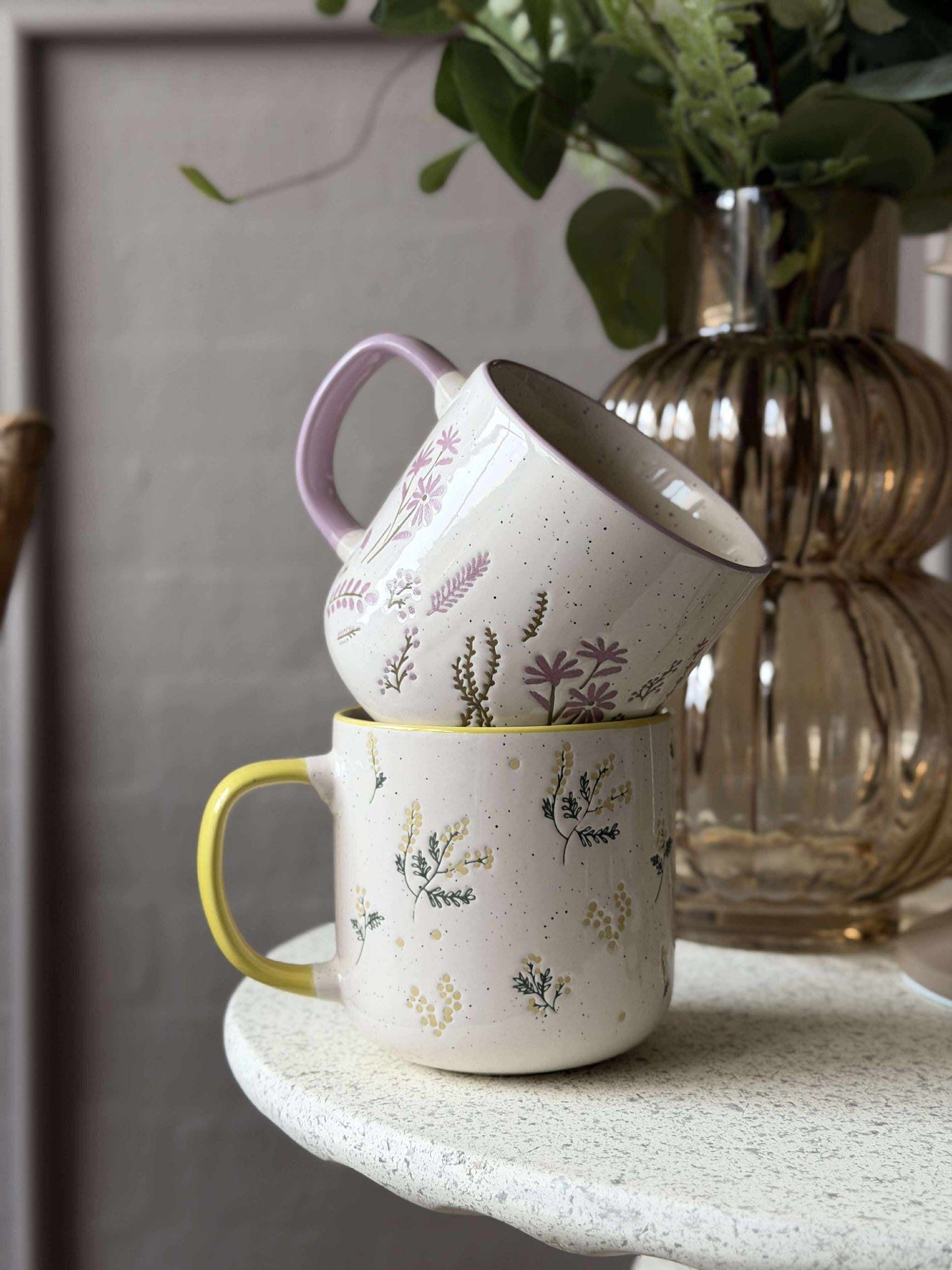 Krus med blomster  - MIX