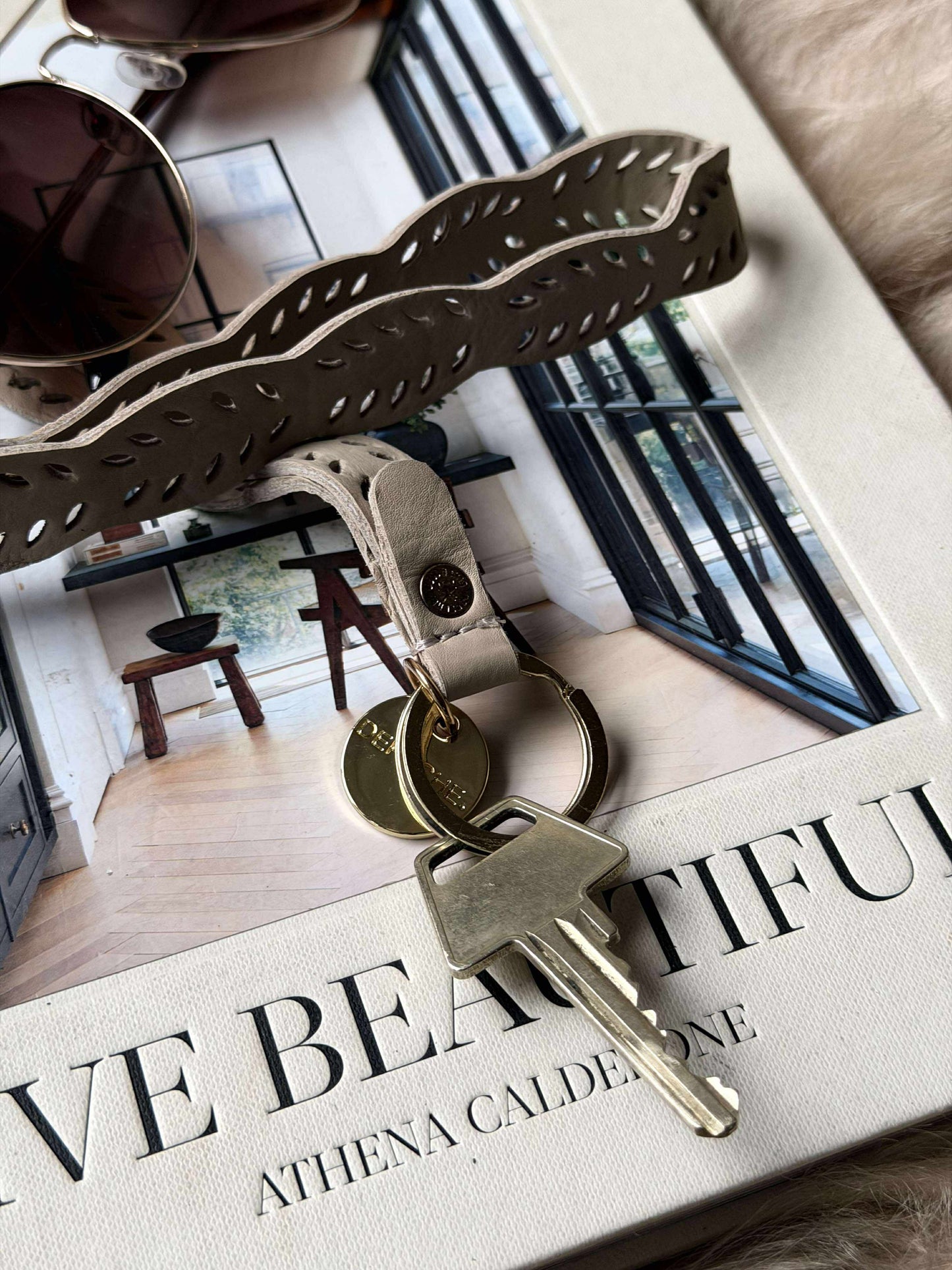 Boho keyhanger - Beige