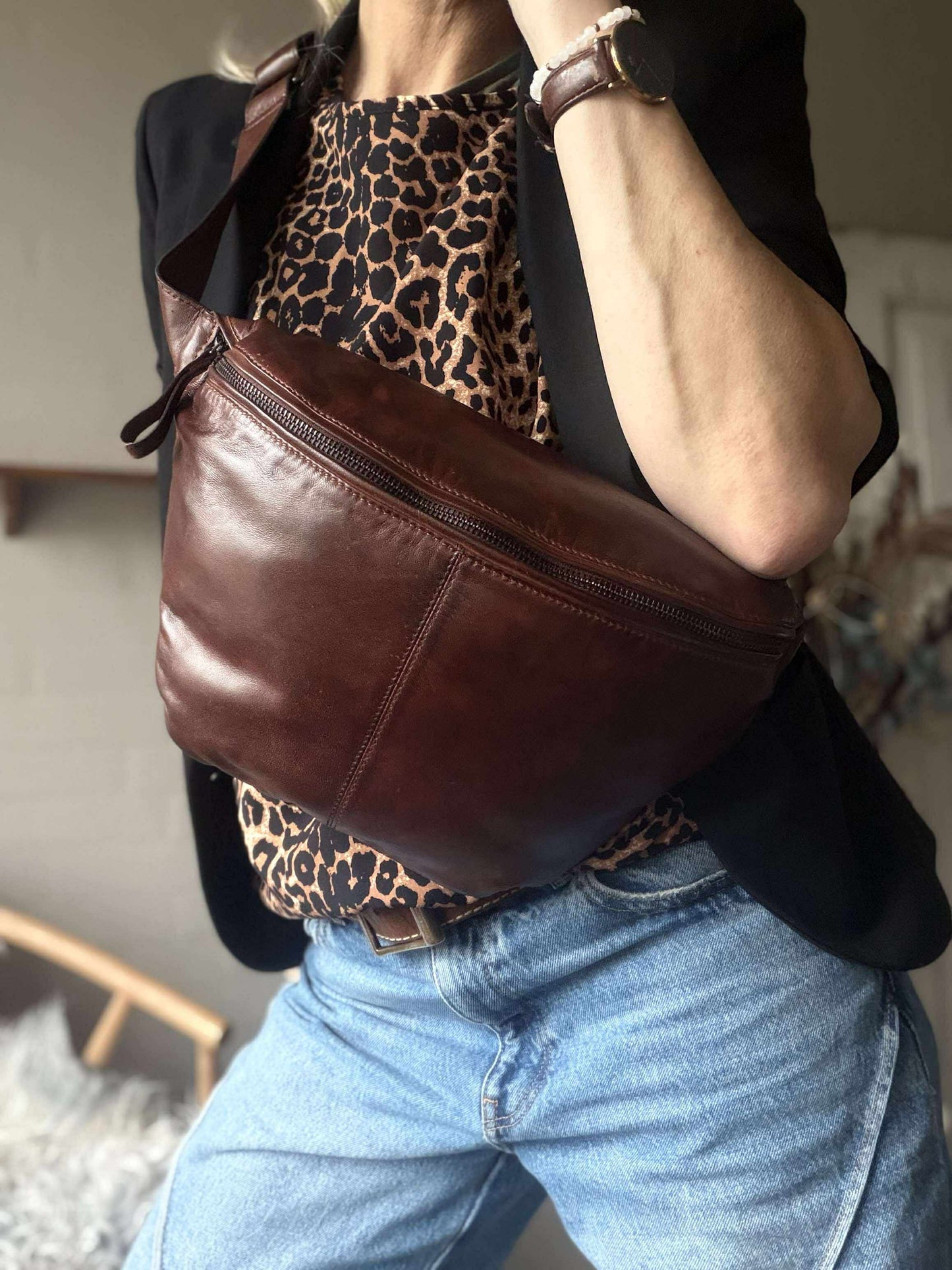 Bumbag Olivia Dark Cognac