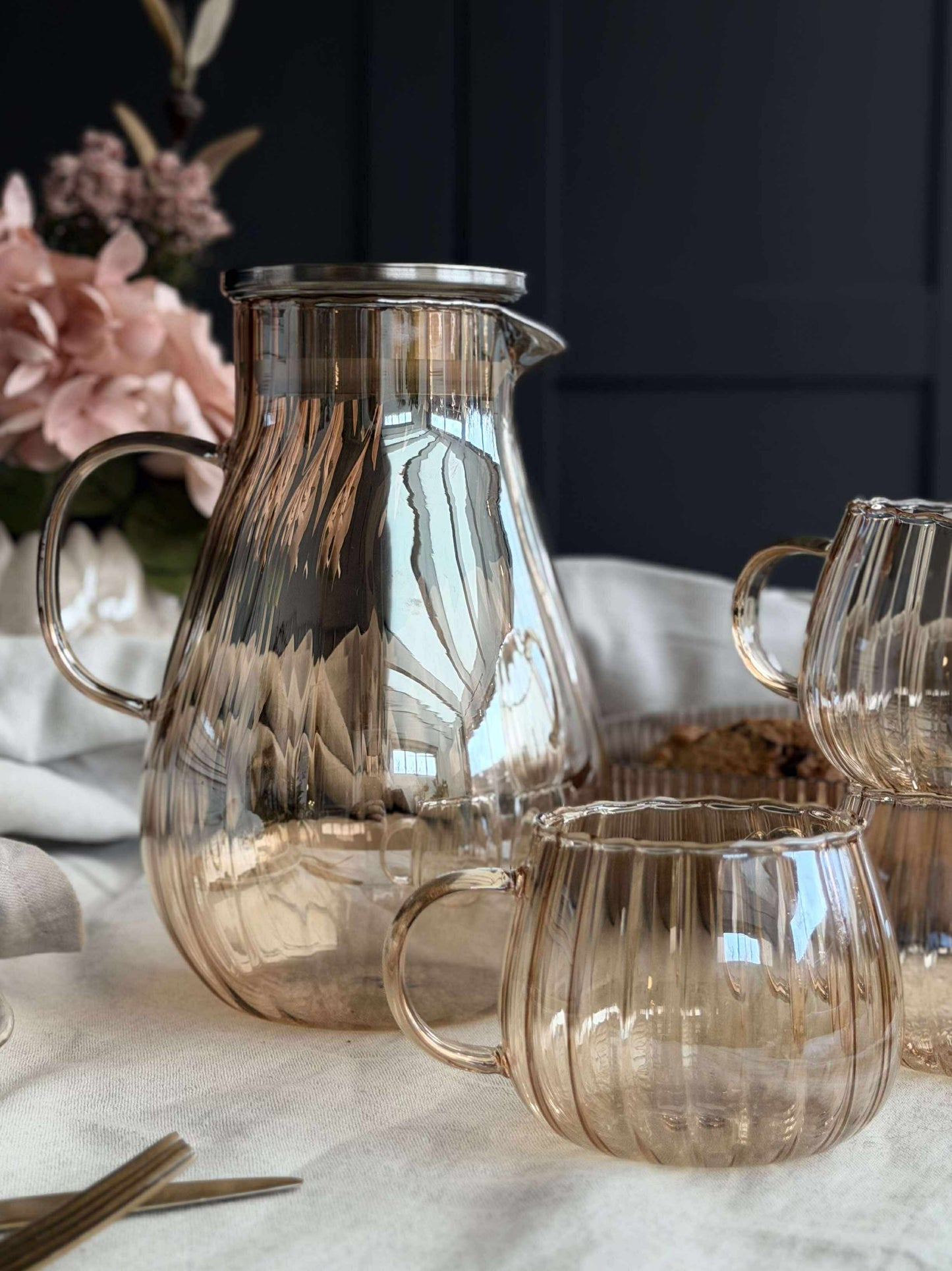 Glaskande med riller