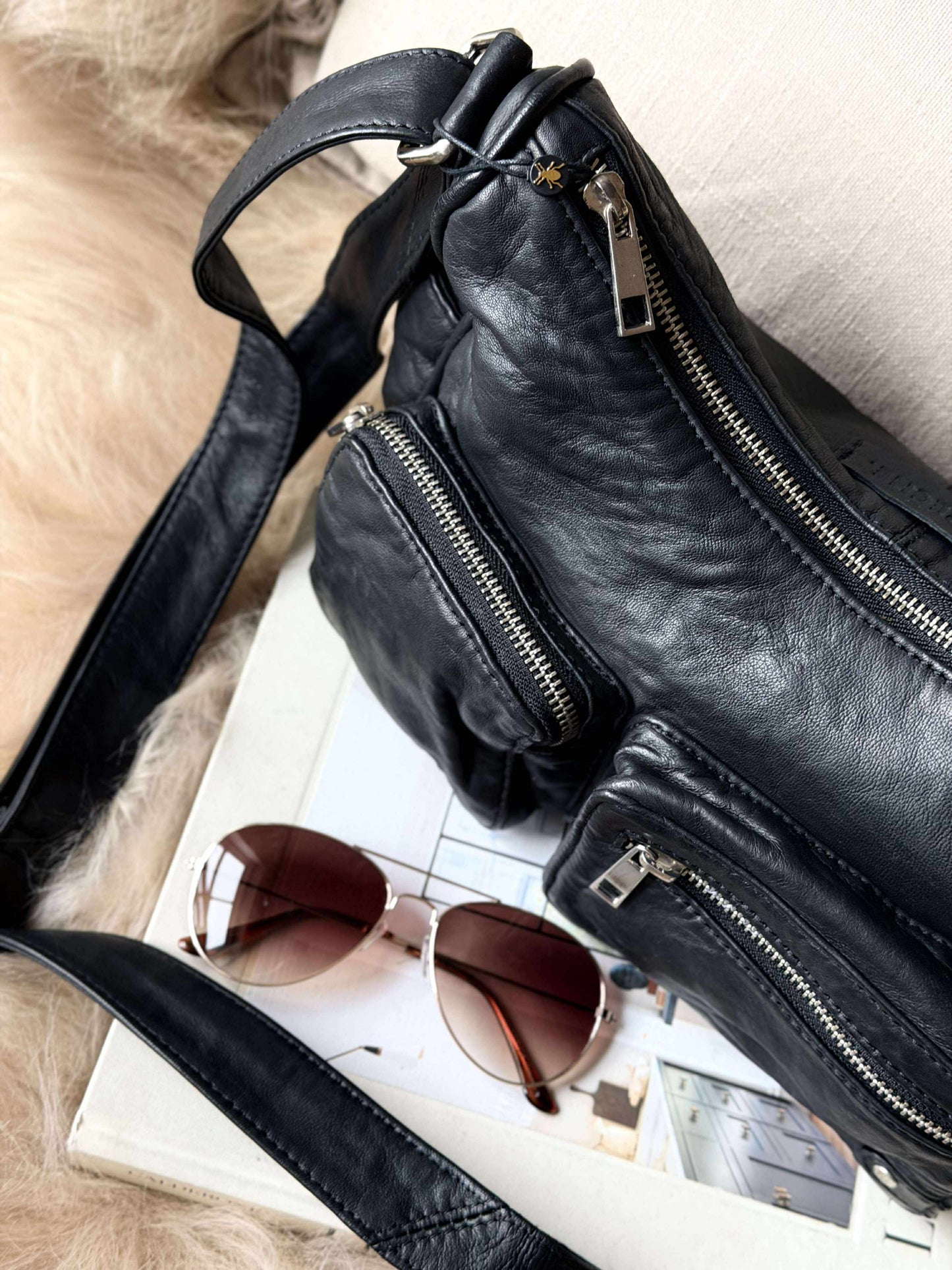 Skuldertaske Sienna - Black Nero