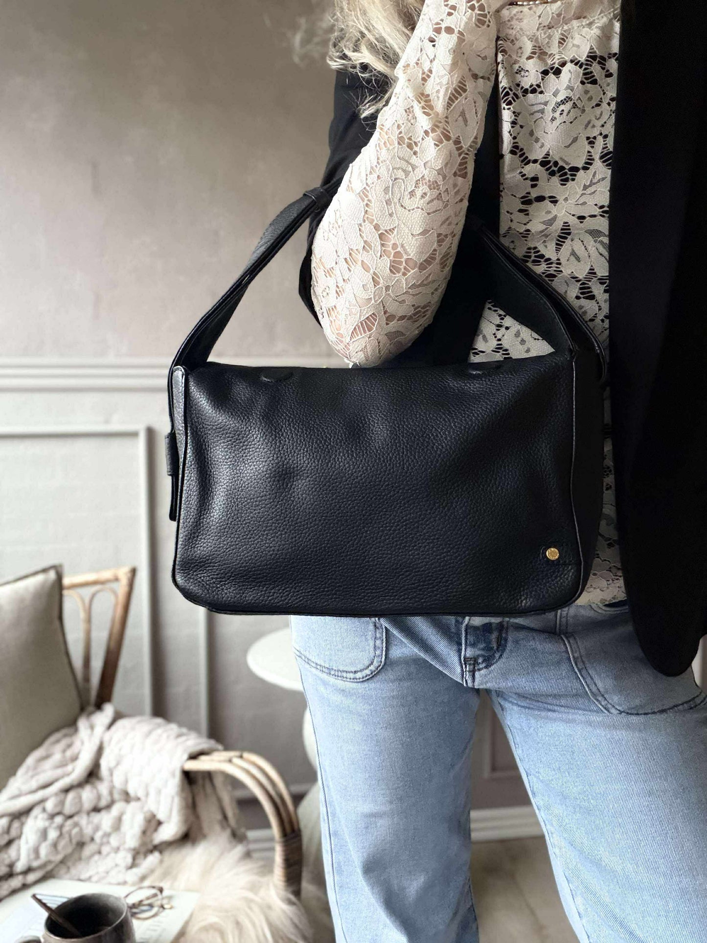 Skuldertaske Dalia - Black
