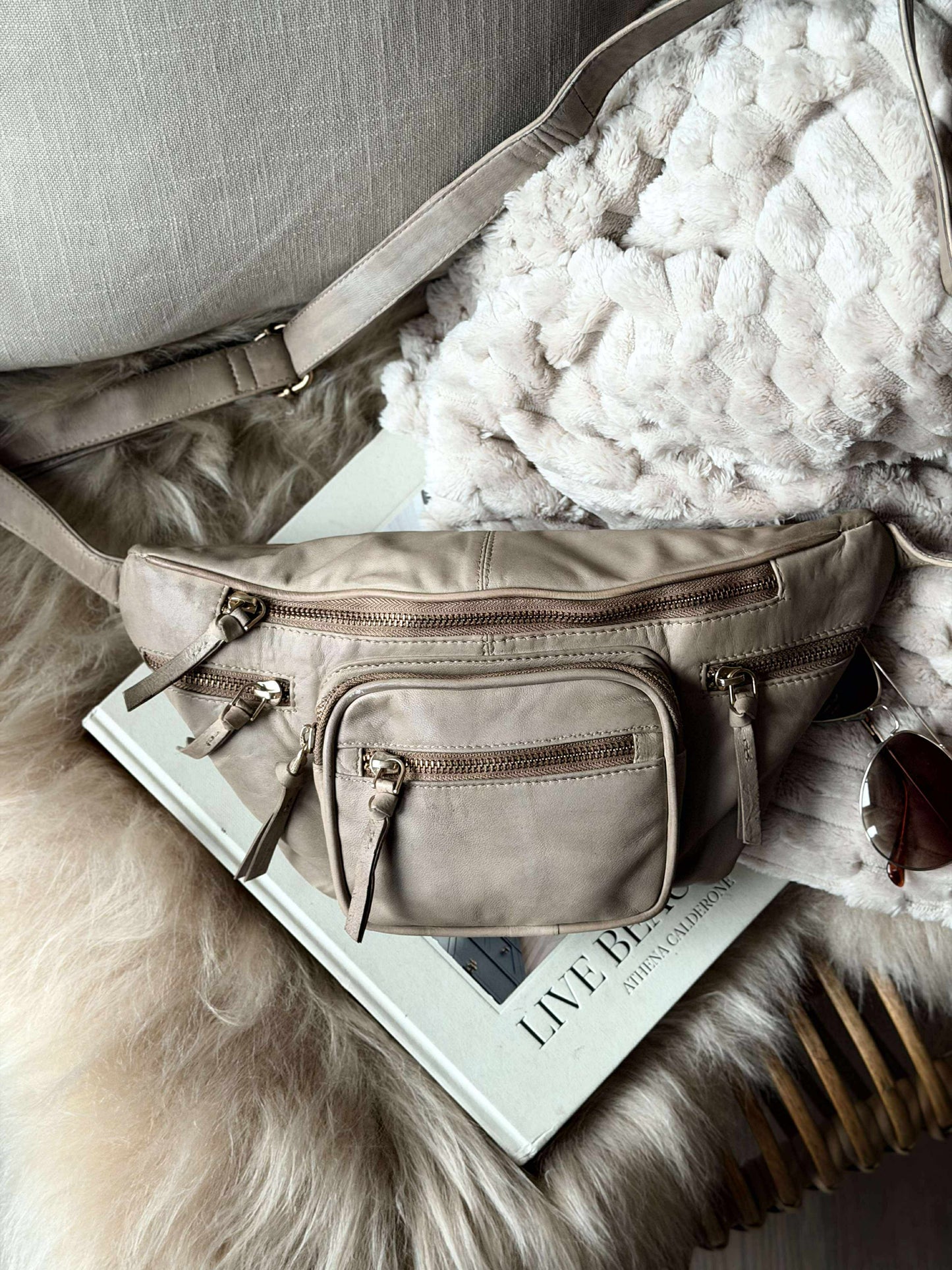 Bumbag – VINTAGE beige