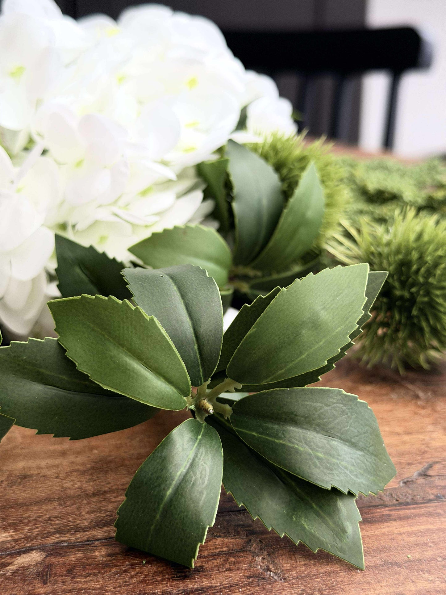 Buket - Lille hvid hortensia / Lime