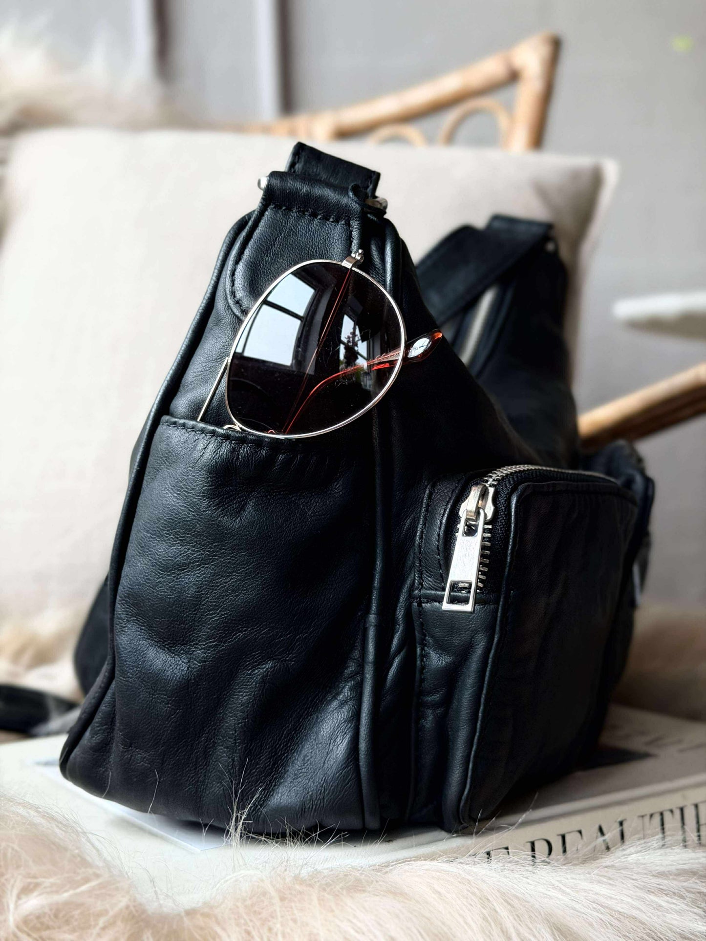 Skuldertaske Sienna - Black Nero