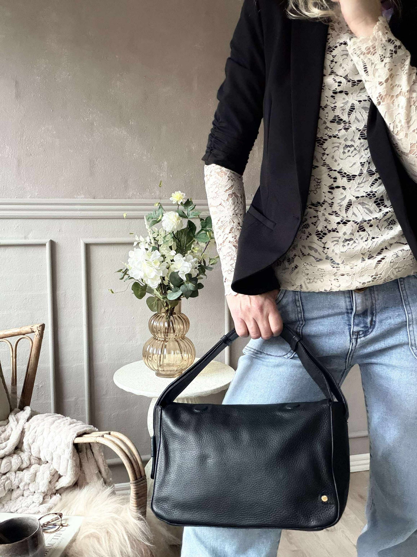 Skuldertaske Dalia - Black