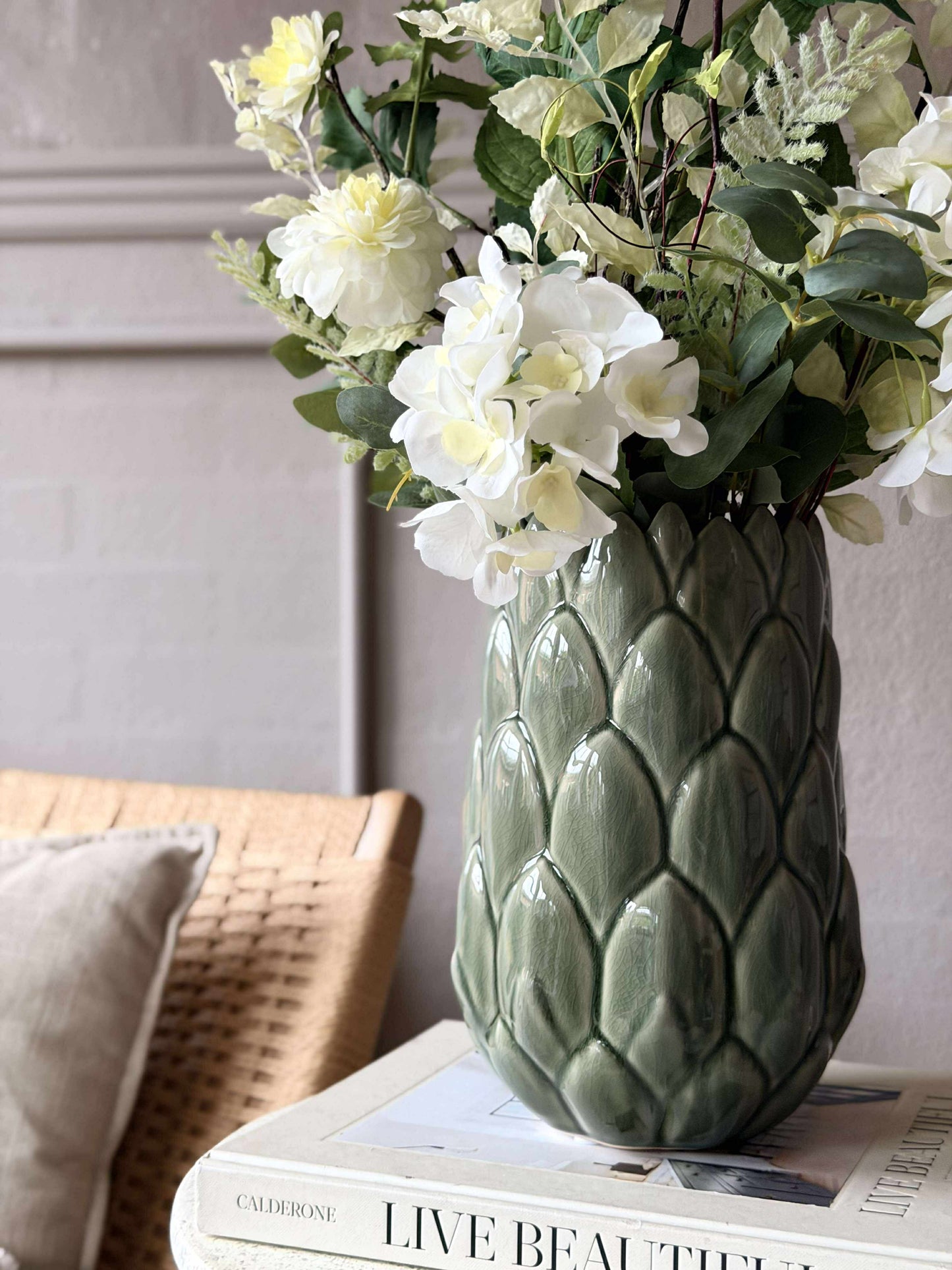 Vase stentøj - Grøn