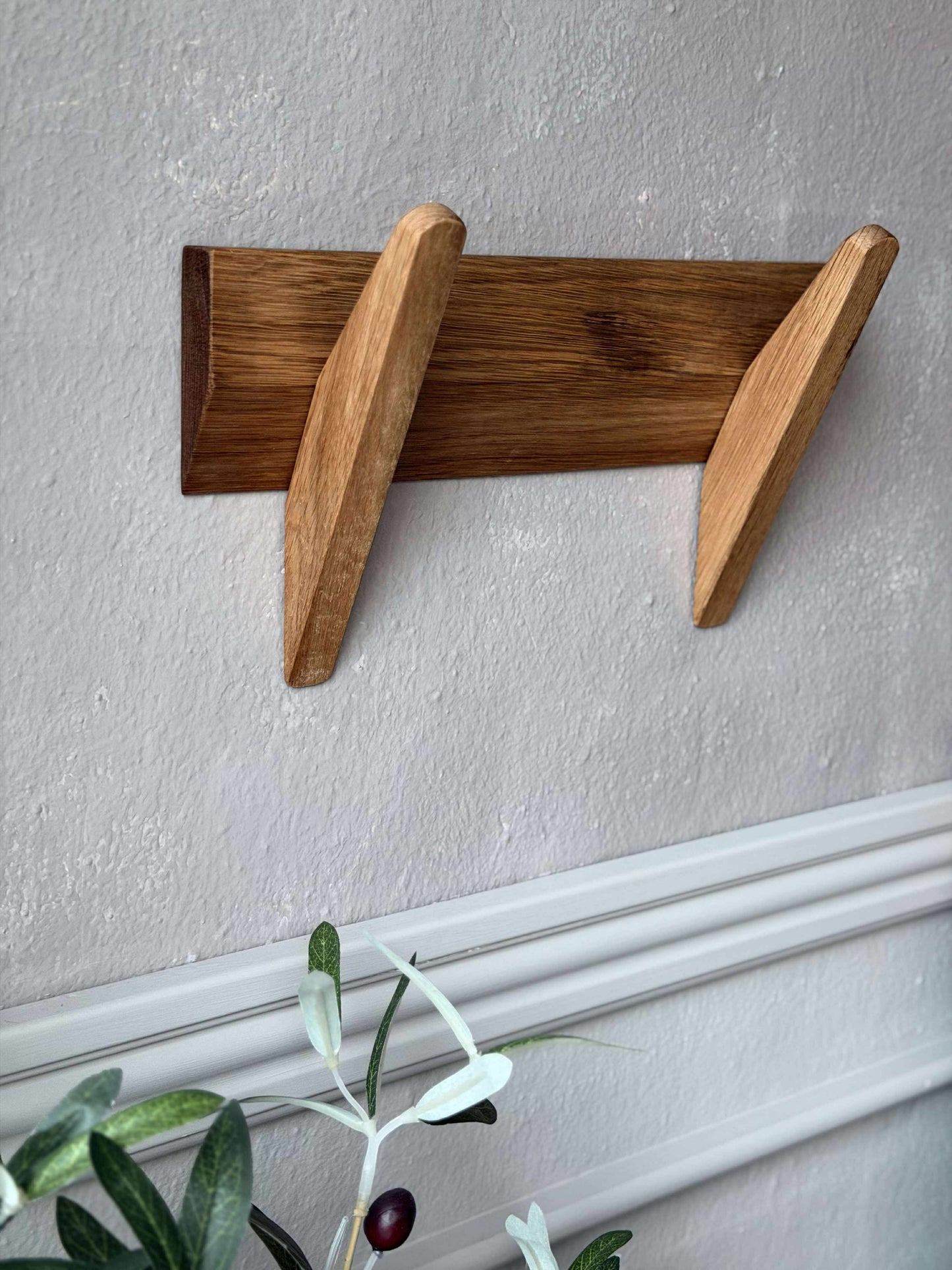 Knagerække - Eg 2 hooks