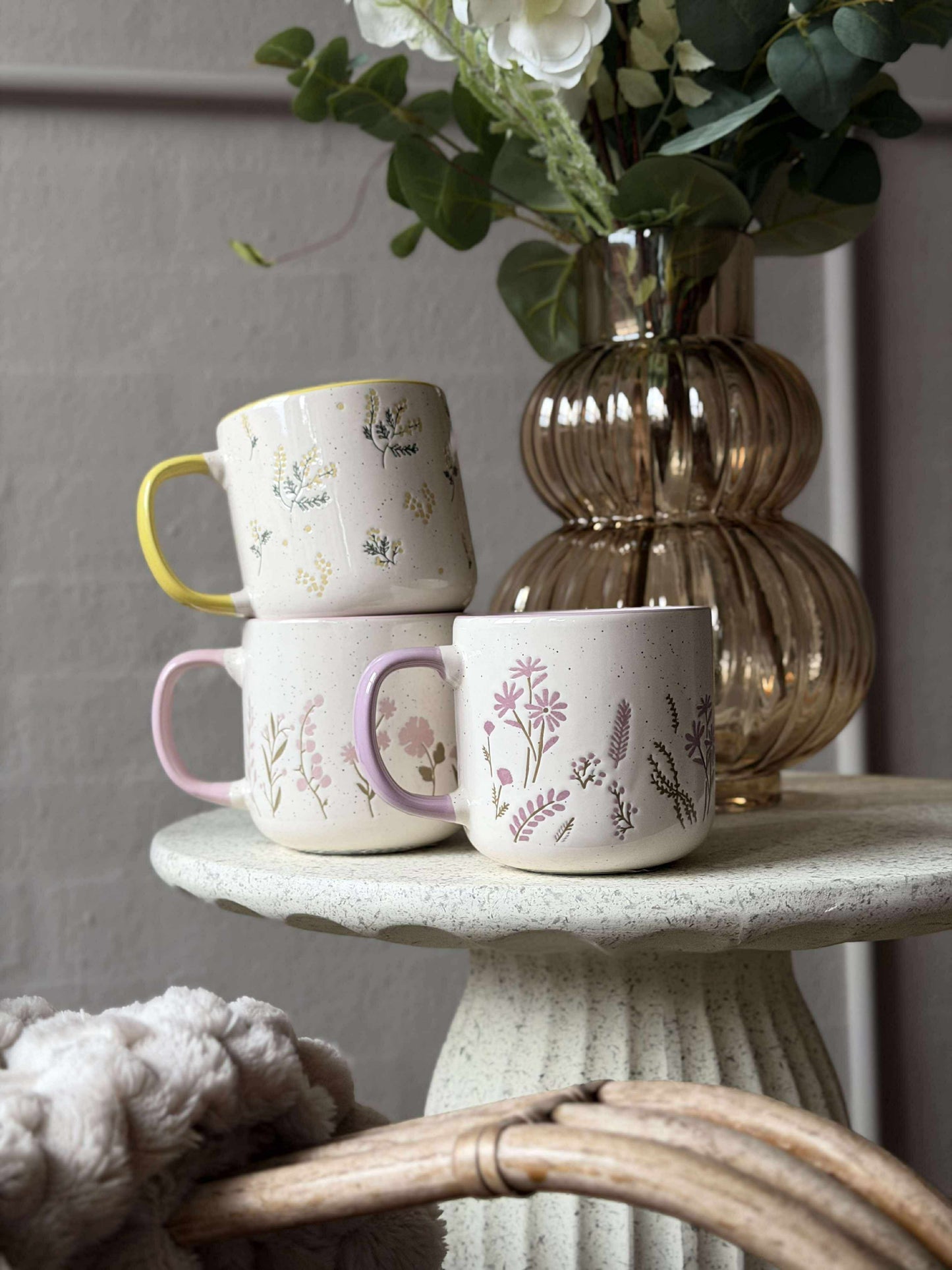 Krus med blomster  - MIX