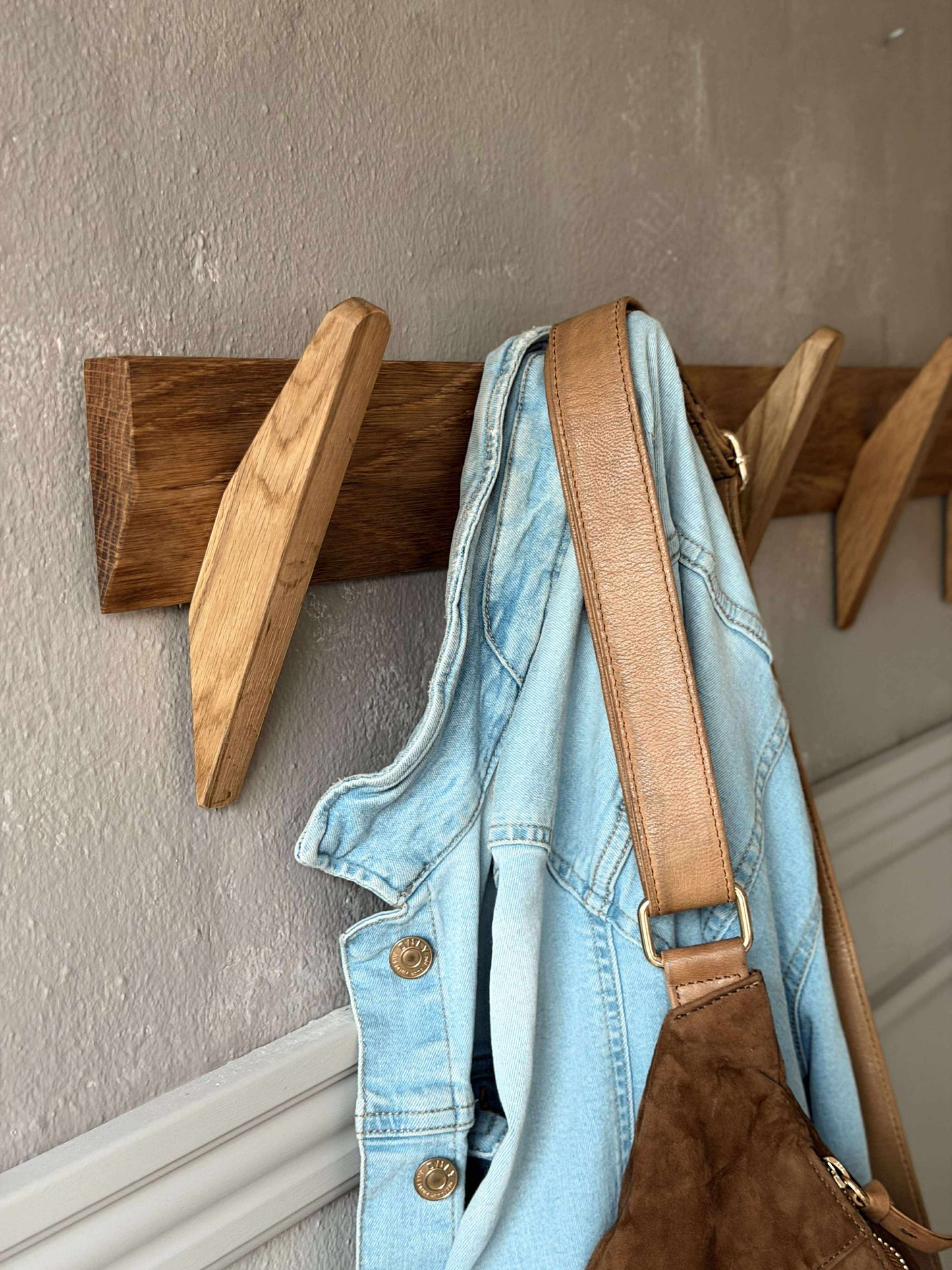 Knagerække - Eg 5 hooks