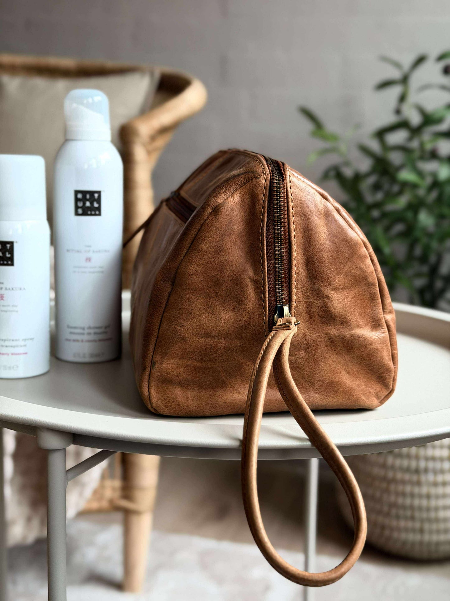 Toilettaske Nora - New Cognac
