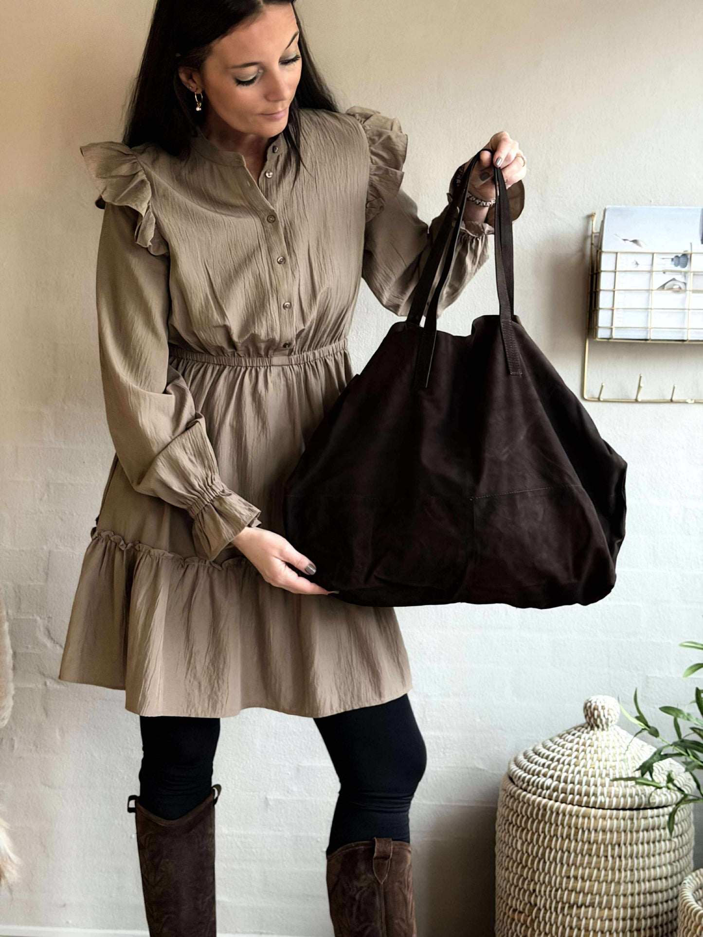 Shopper Julia Ruskind - Dark coffee