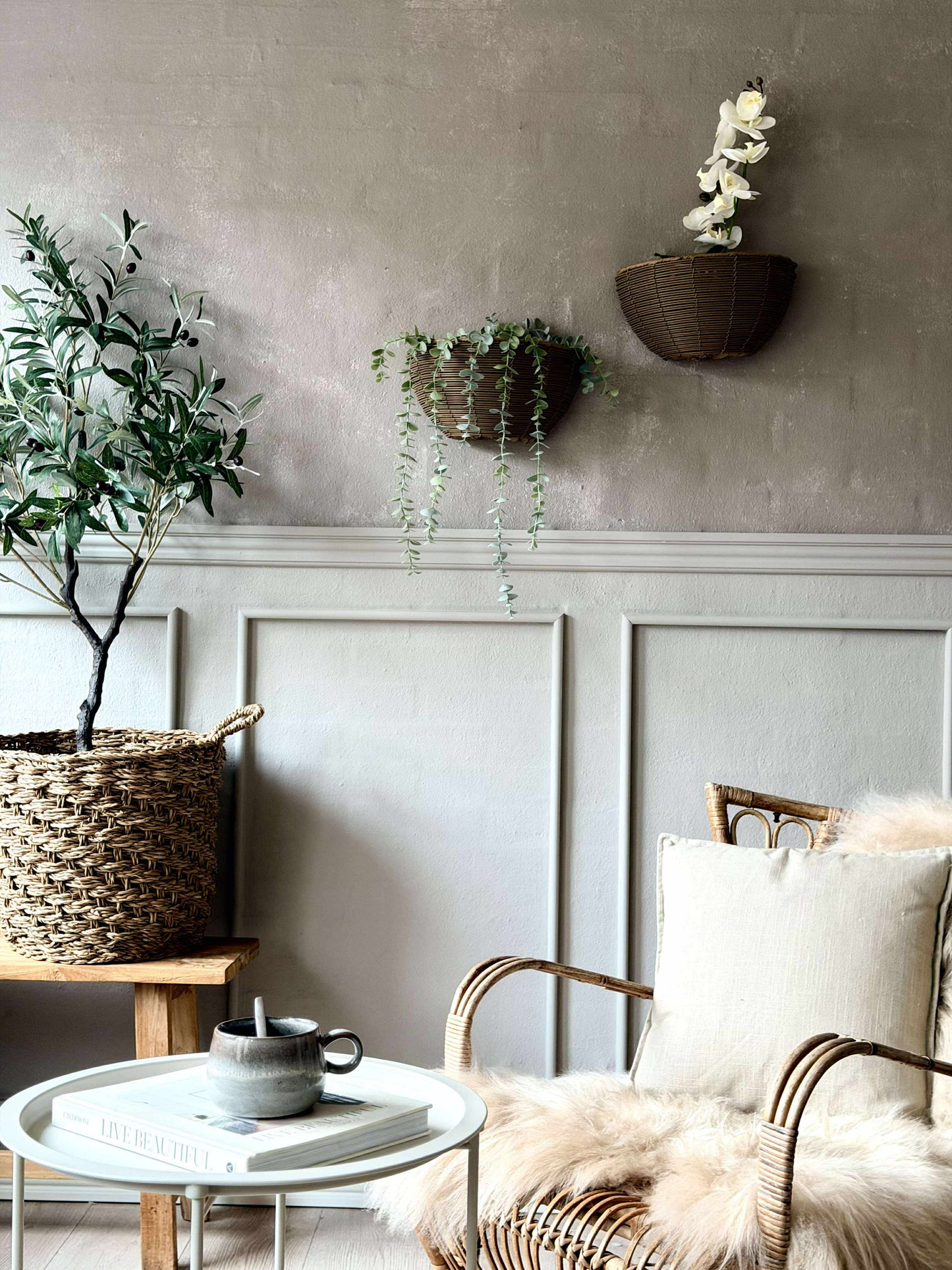 Plantekurv Rattan