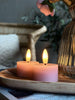 LED Fyrfadslys 2 stk - Rosa voks