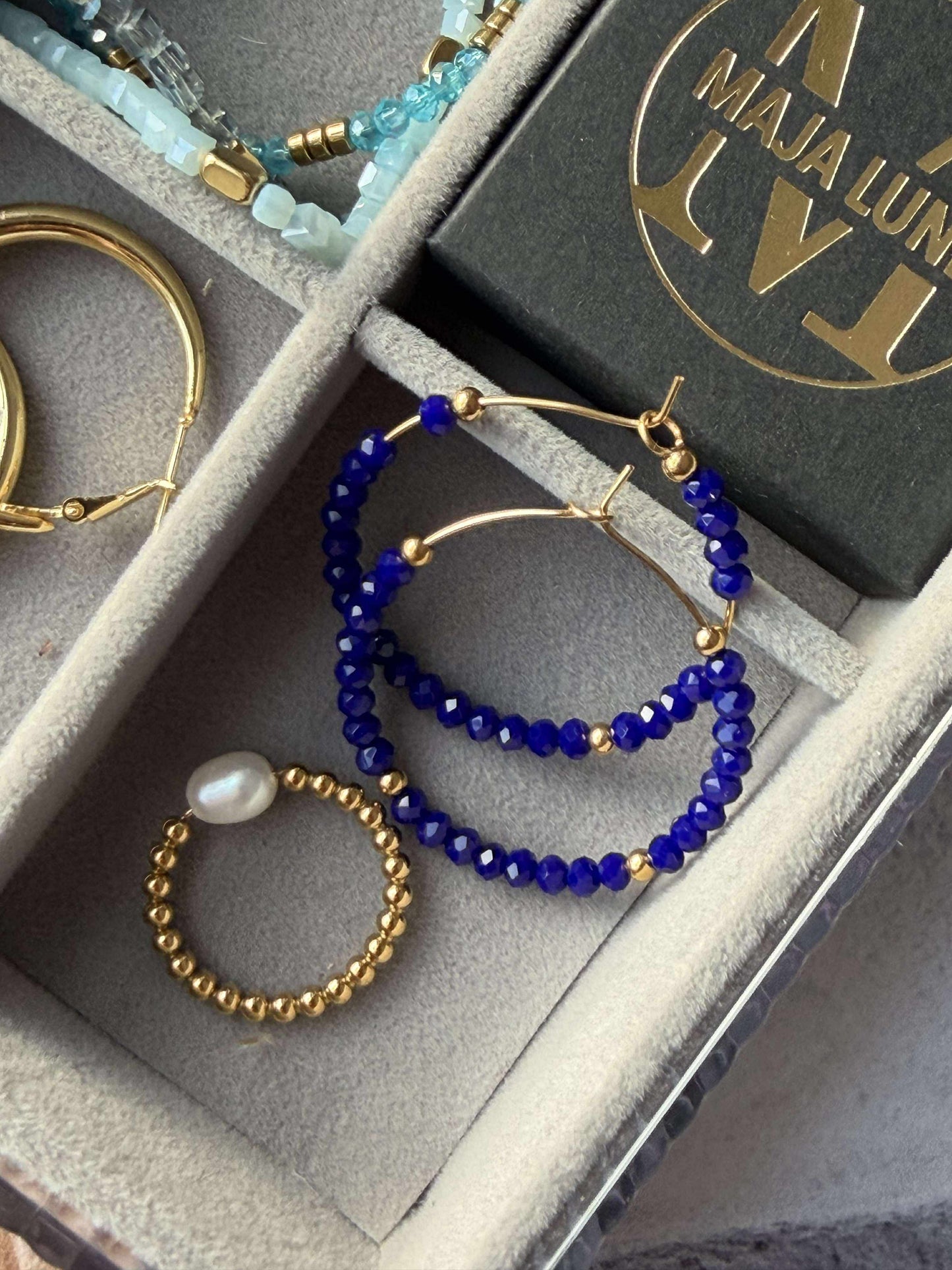 Øreringe Merle – Royal Blue