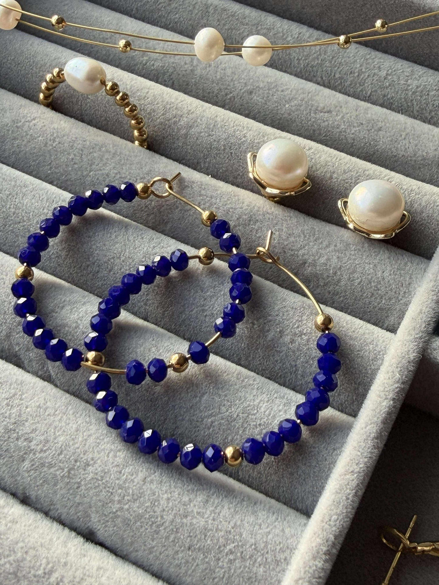 Øreringe Merle – Royal Blue